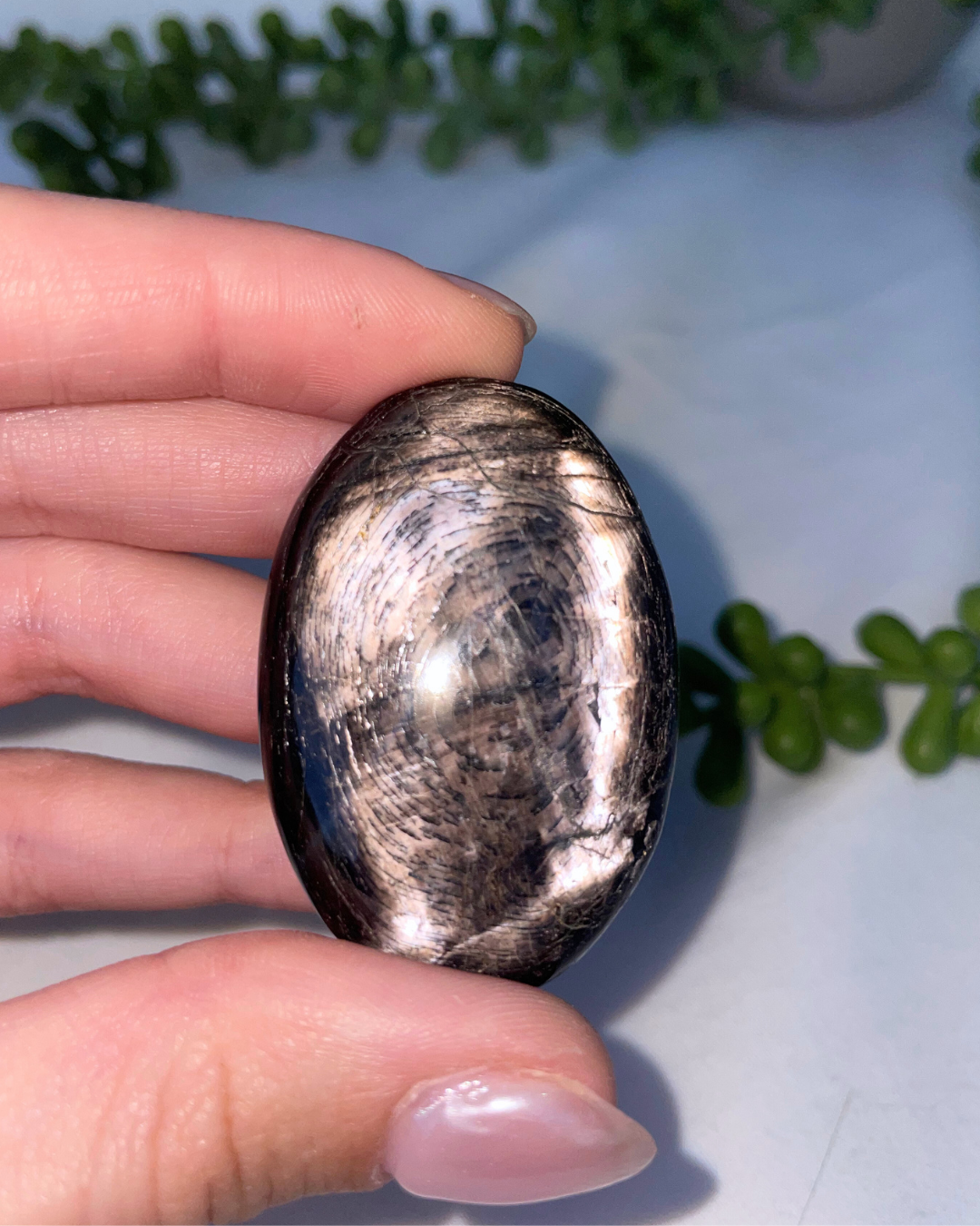 Hypersthene AA+ Grade Palmstone