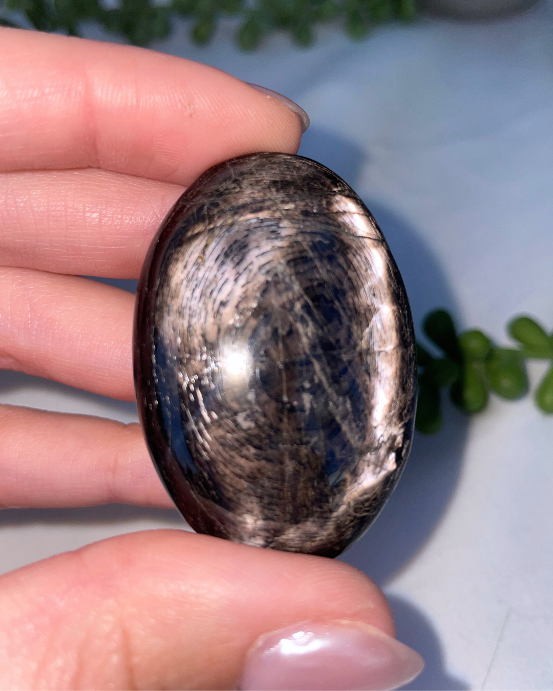 Hypersthene AA+ Grade Palmstone