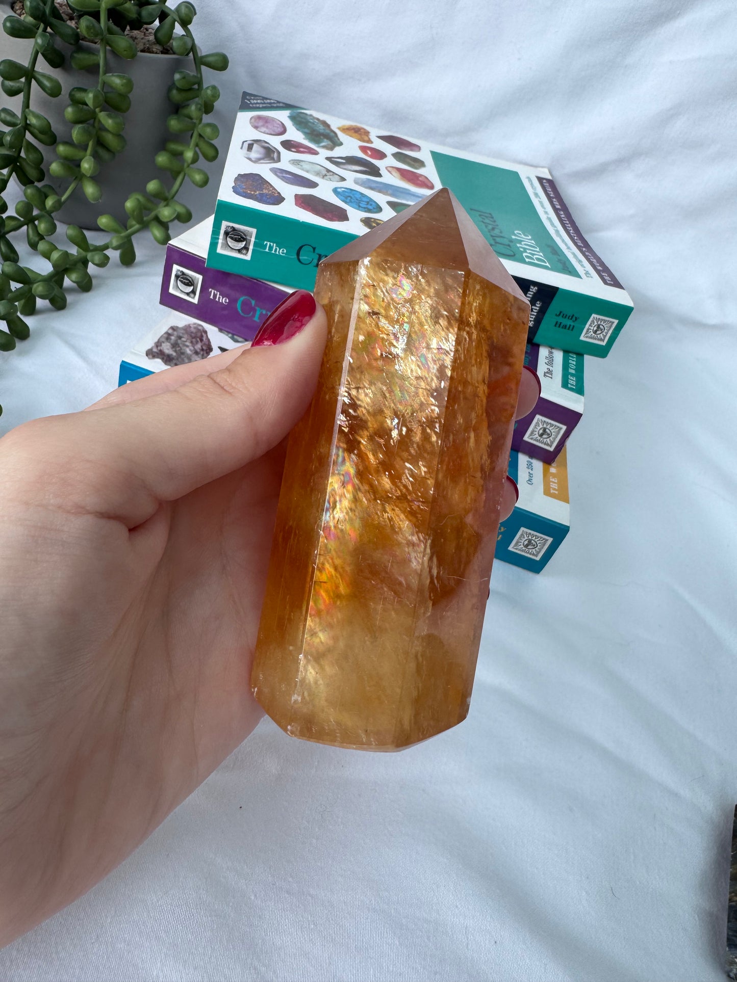 Golden A+ Grade Honey Calcite Chunky Tower