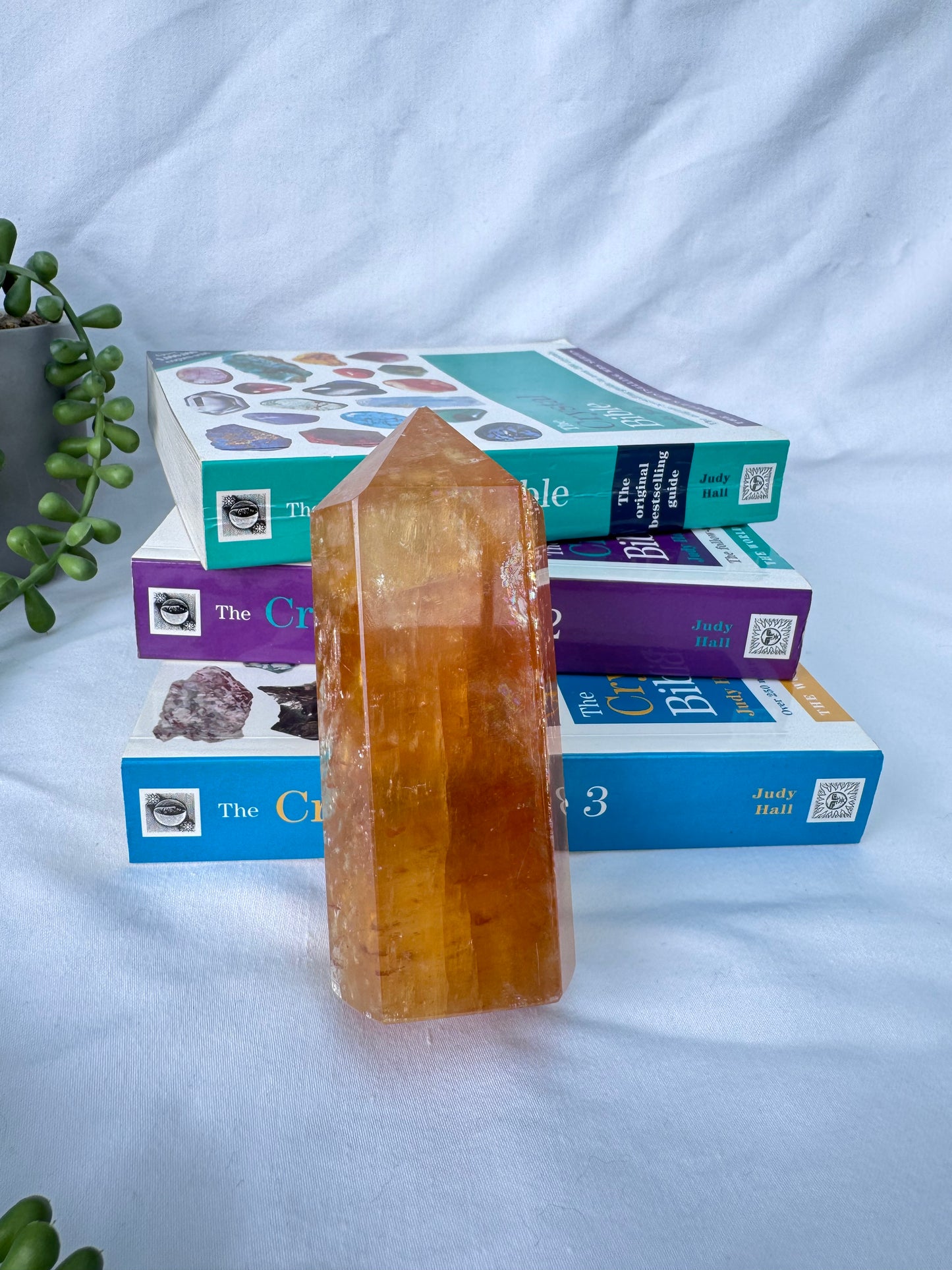 Golden A+ Grade Honey Calcite Chunky Tower