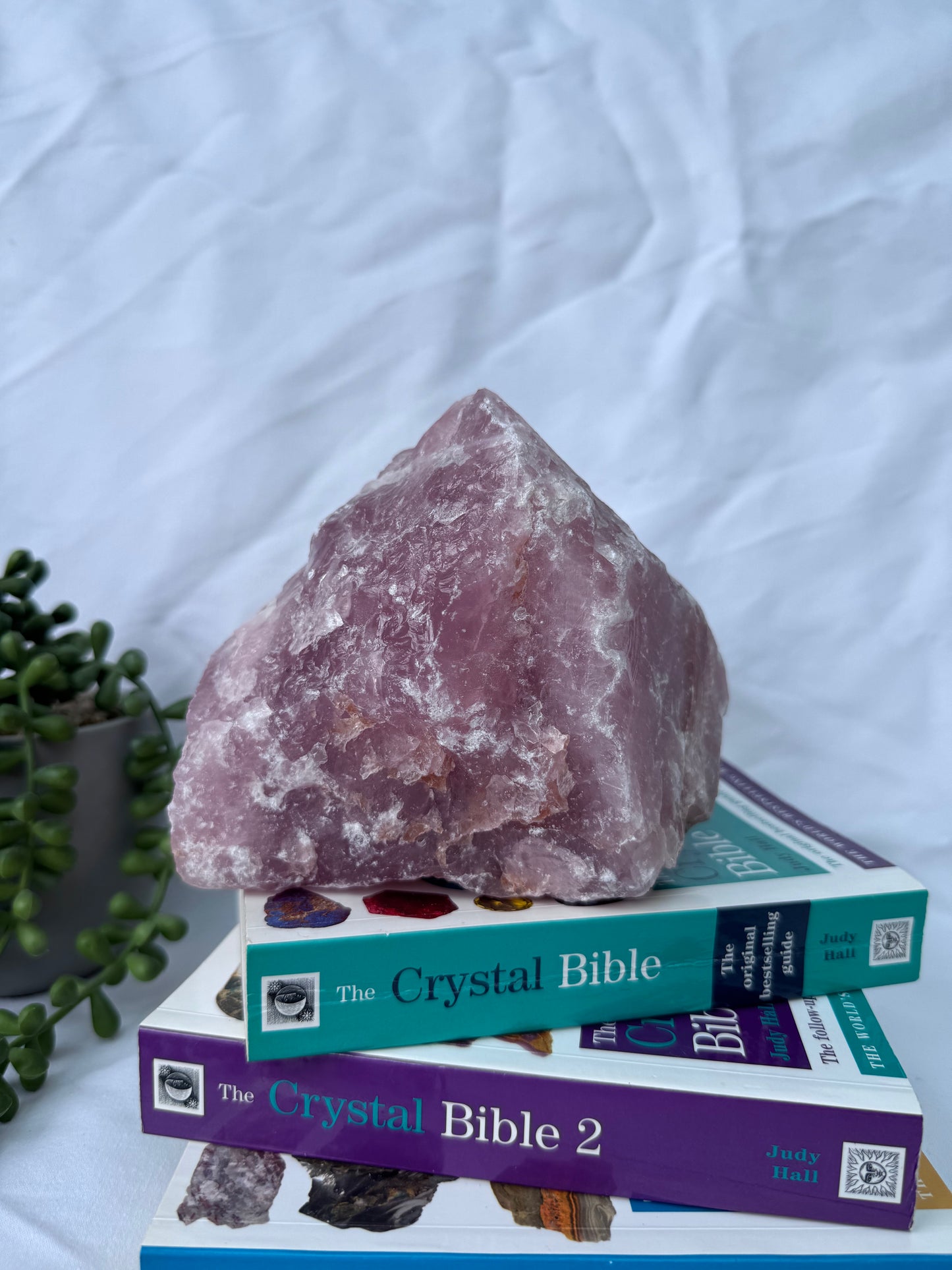 Raw Rose Quartz Statement Piece