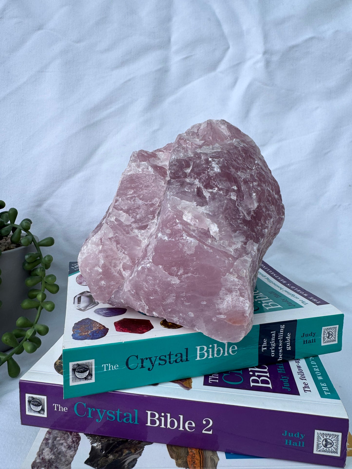 Raw Rose Quartz Statement Piece
