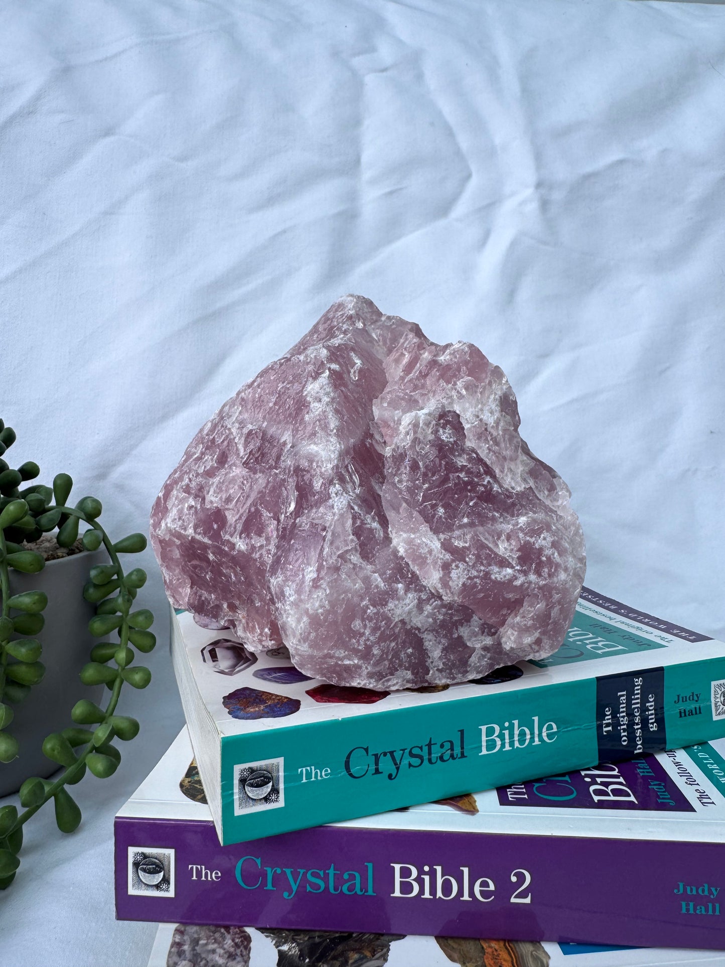 Raw Rose Quartz Statement Piece