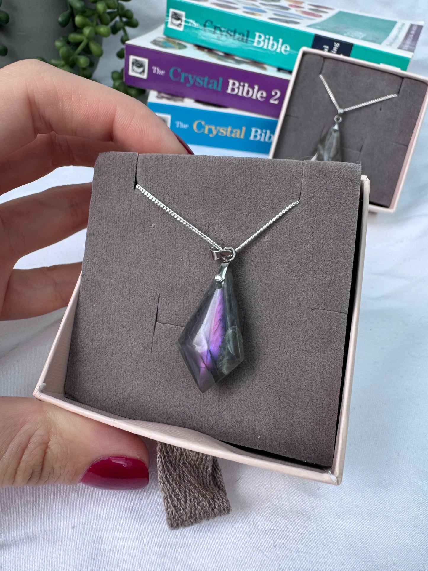 Labradorite Kite Sterling Silver Necklaces