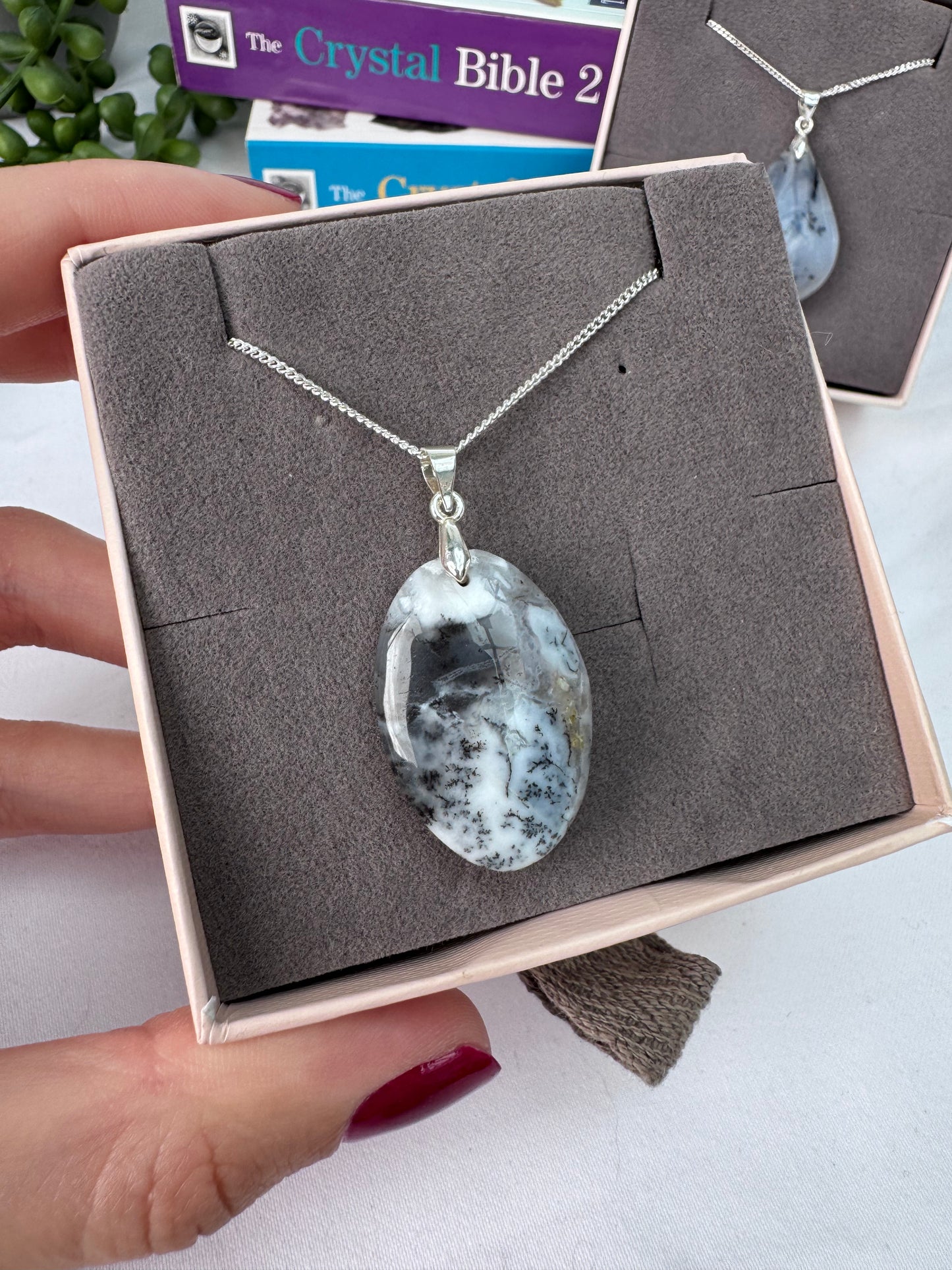 Merlinite Sterling Silver Necklaces