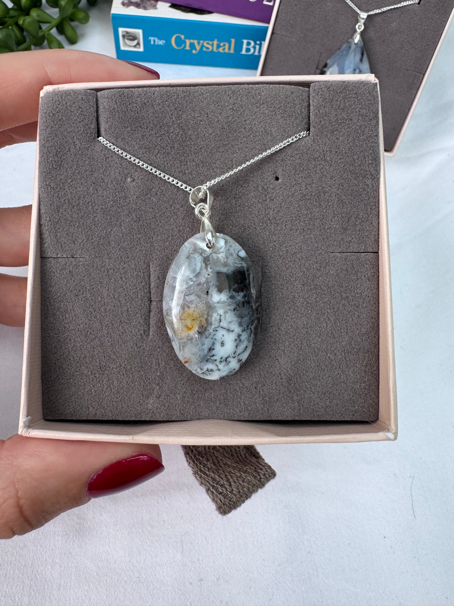 Merlinite Sterling Silver Necklaces