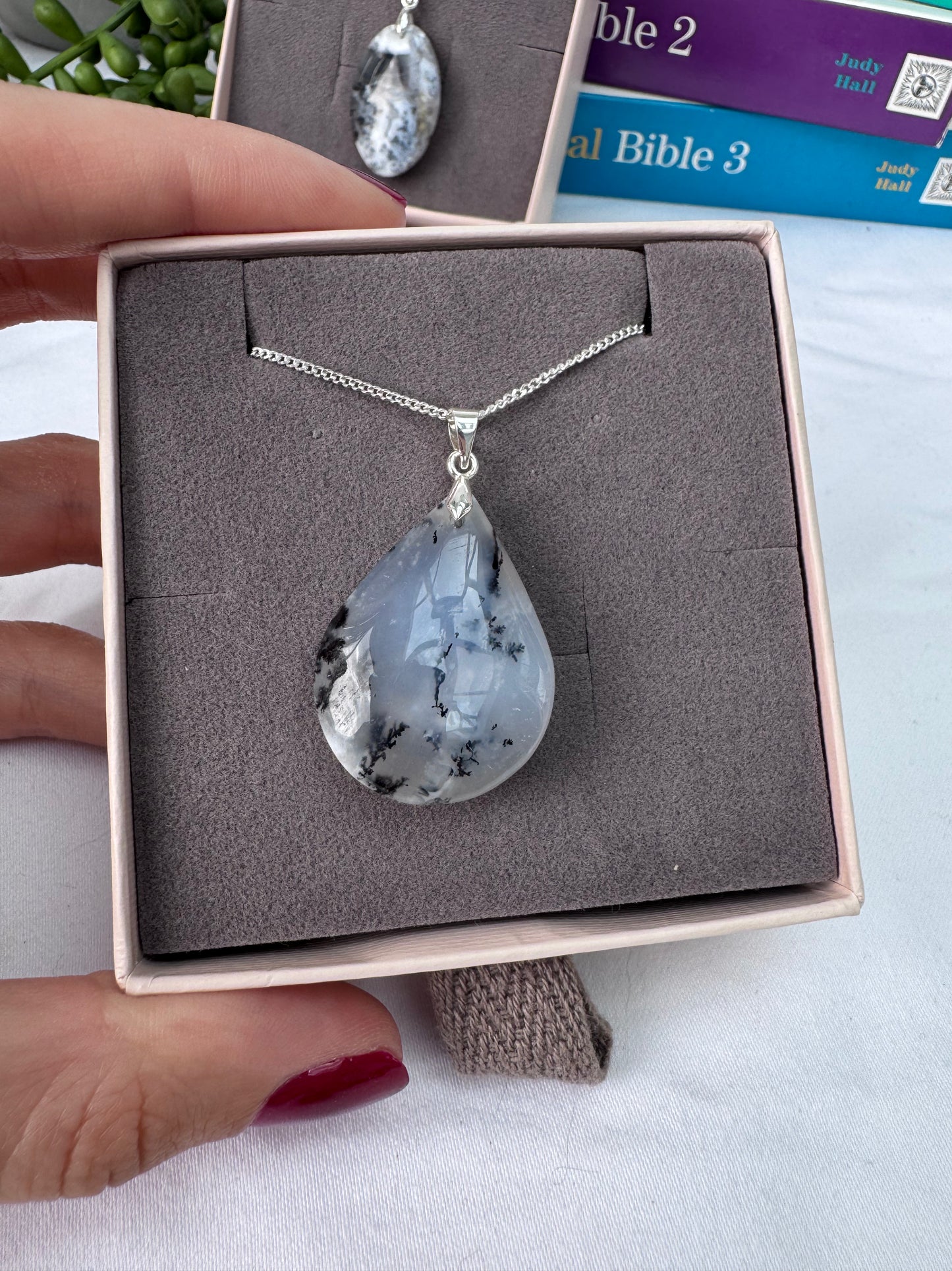 Merlinite Sterling Silver Necklaces