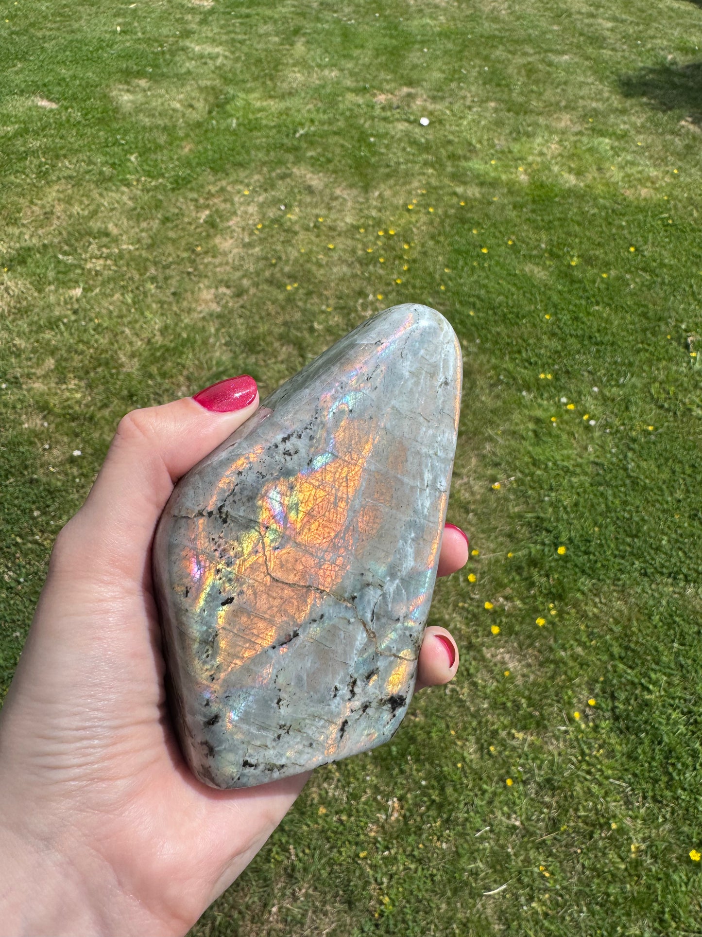 Gold Flash Labradorite Freeform A
