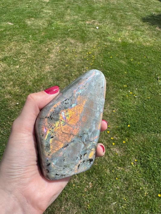 Gold Flash Labradorite Freeform A