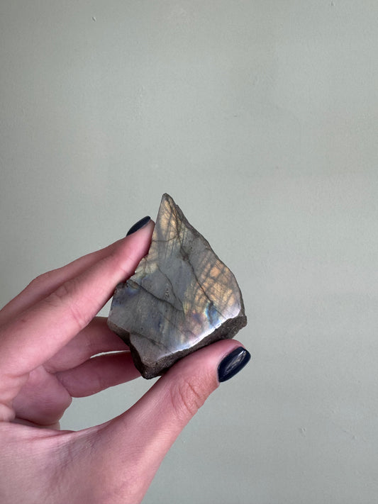 Rehomed 1/2 Polished Labradorite Freeform