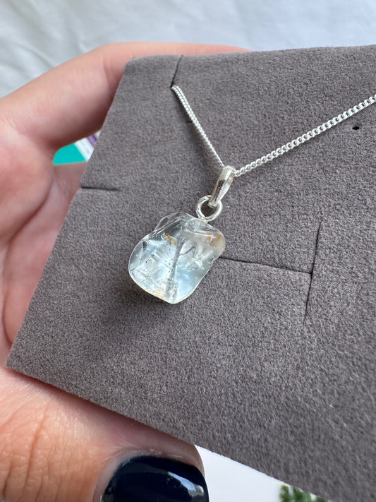 Blue Topaz Necklace