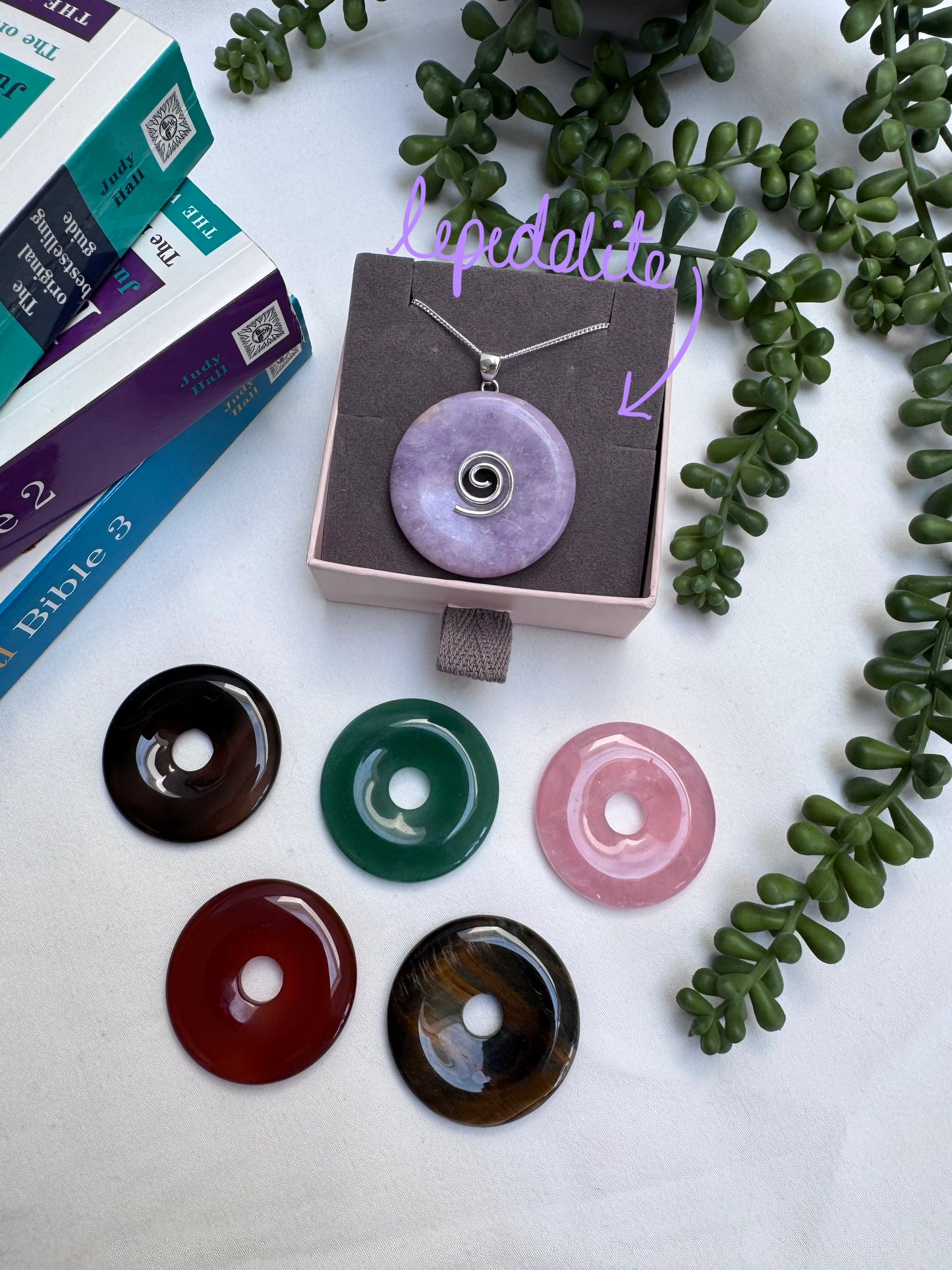Crystal Donut Necklaces