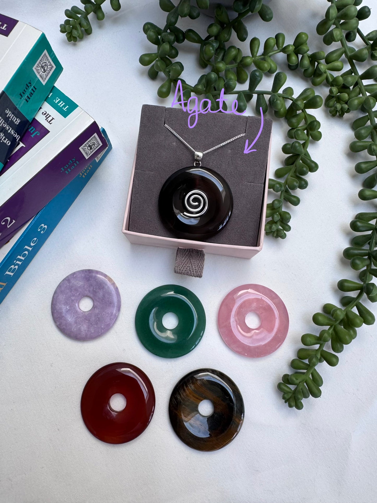 Crystal Donut Necklaces