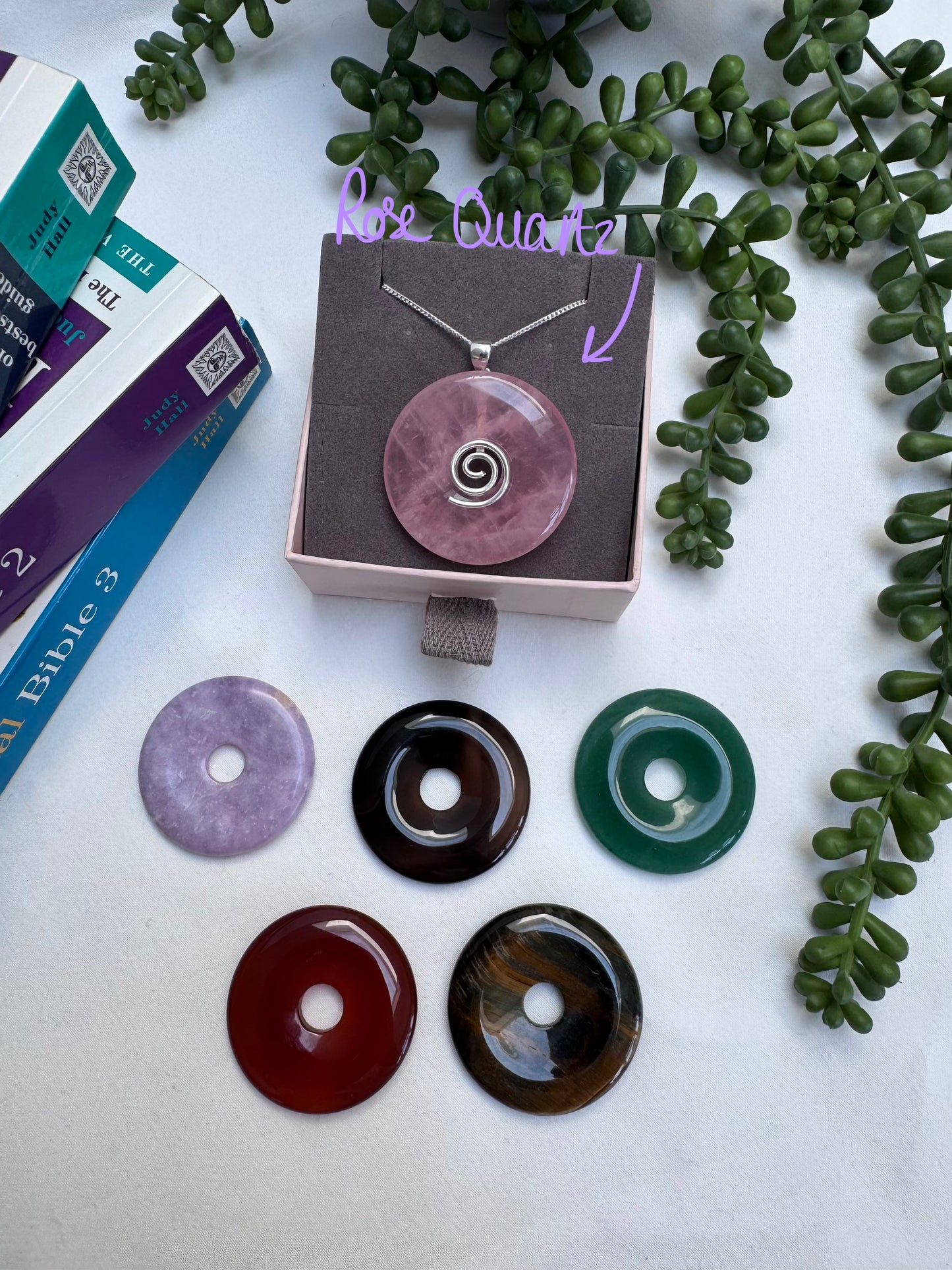 Crystal Donut Necklaces