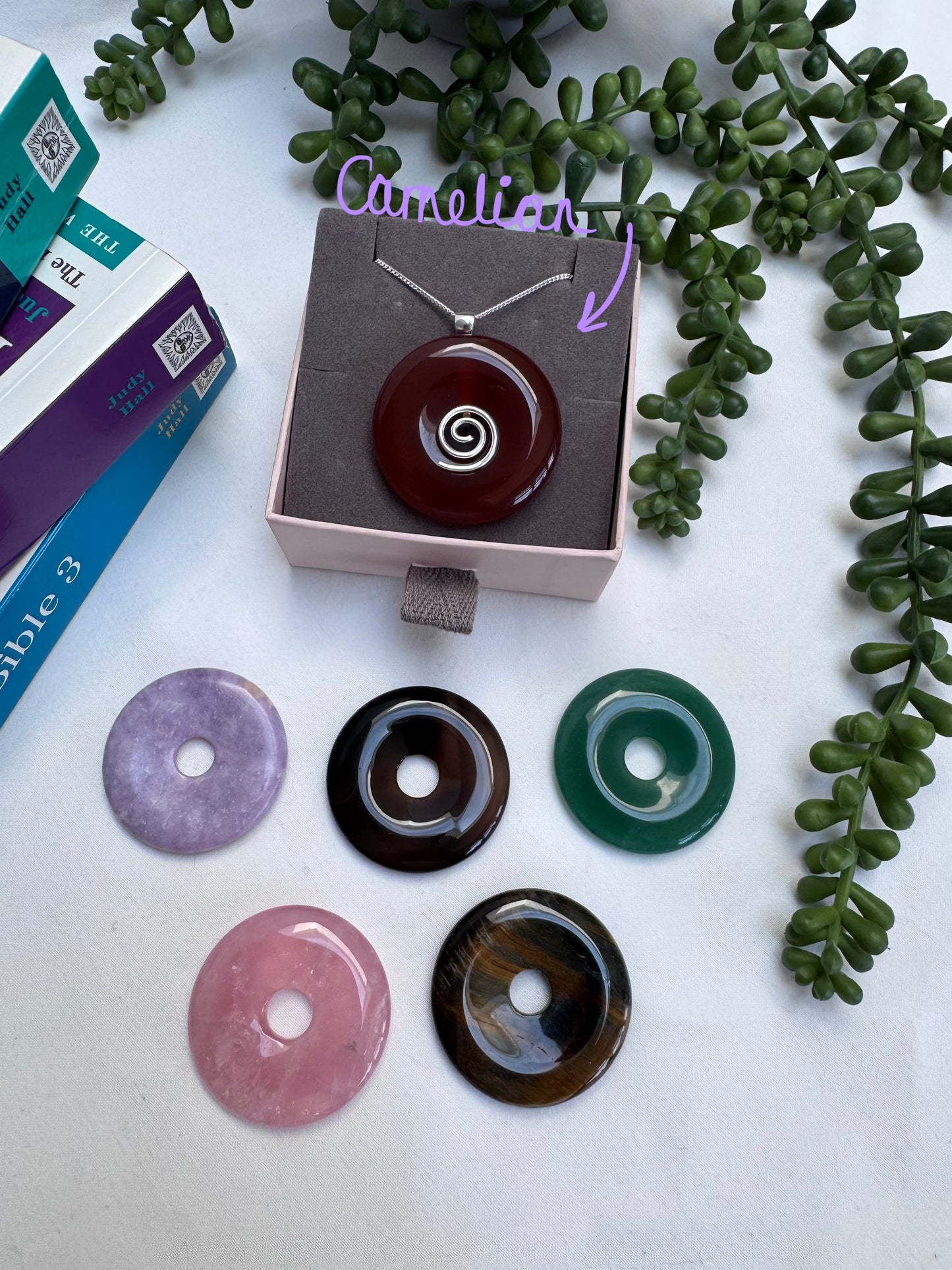 Crystal Donut Necklaces
