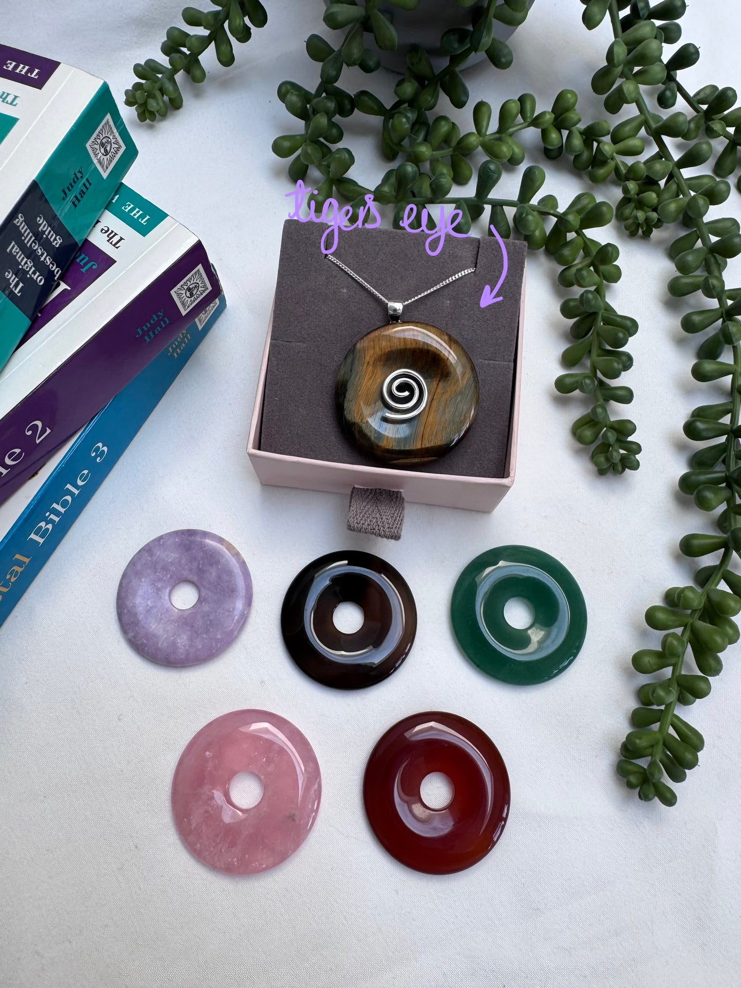 Crystal Donut Necklaces
