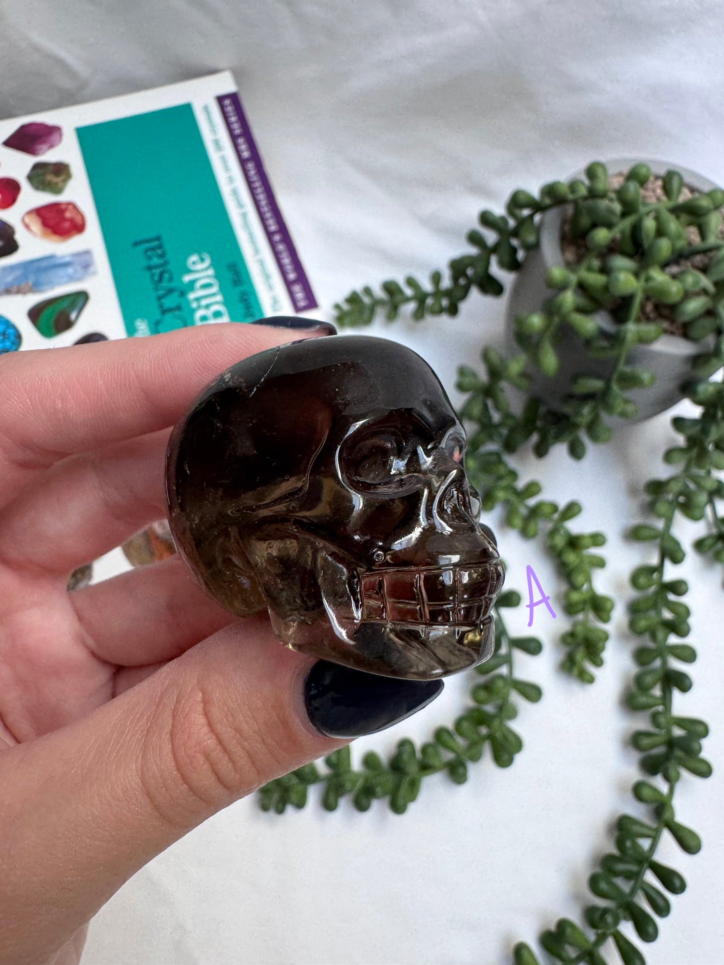 Smoky Quartz Skulls