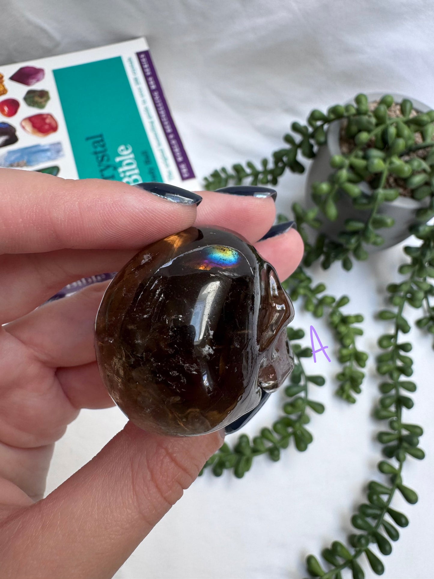 Smoky Quartz Skulls
