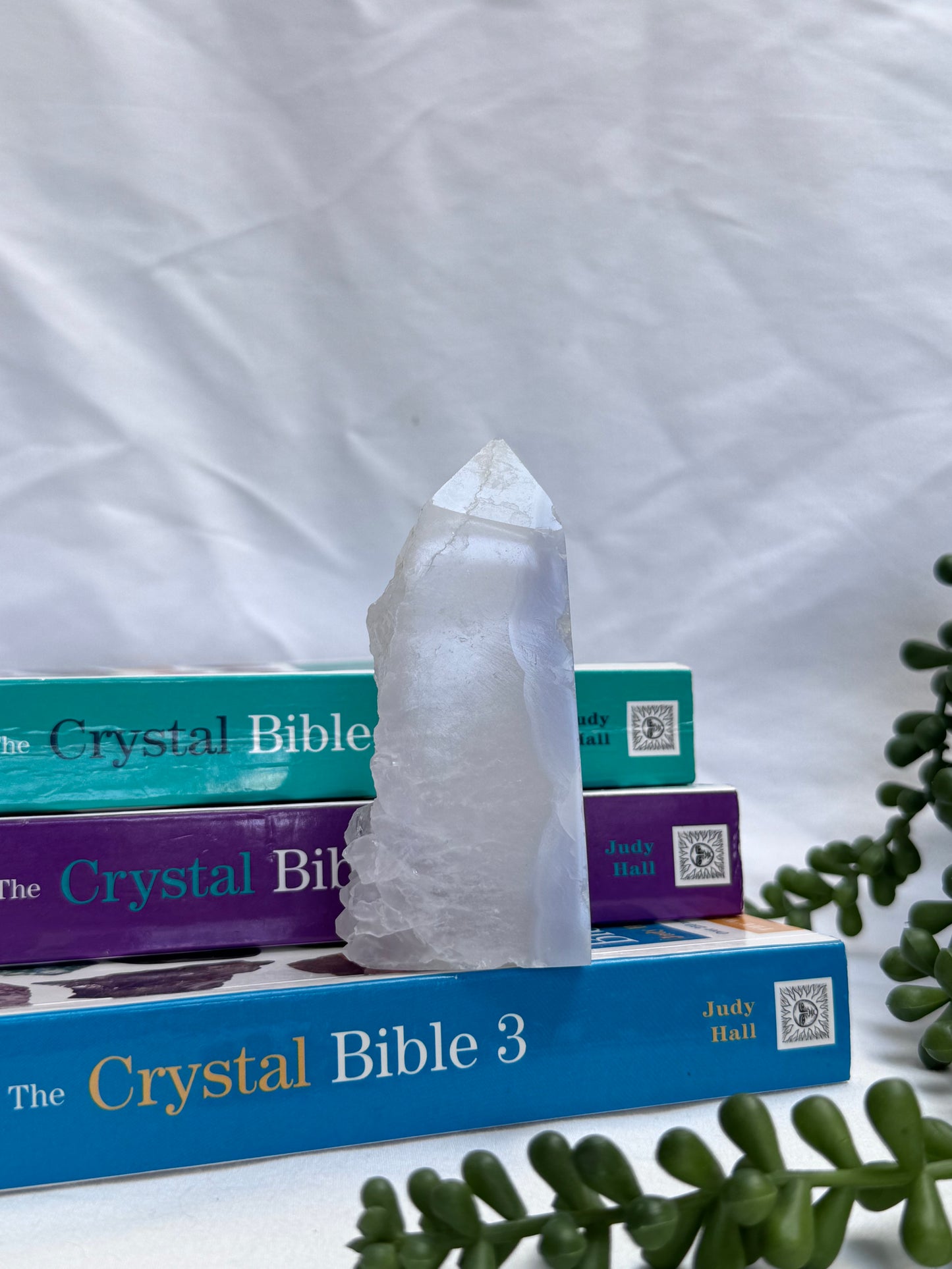 Blue Lace Agate Geode Tower