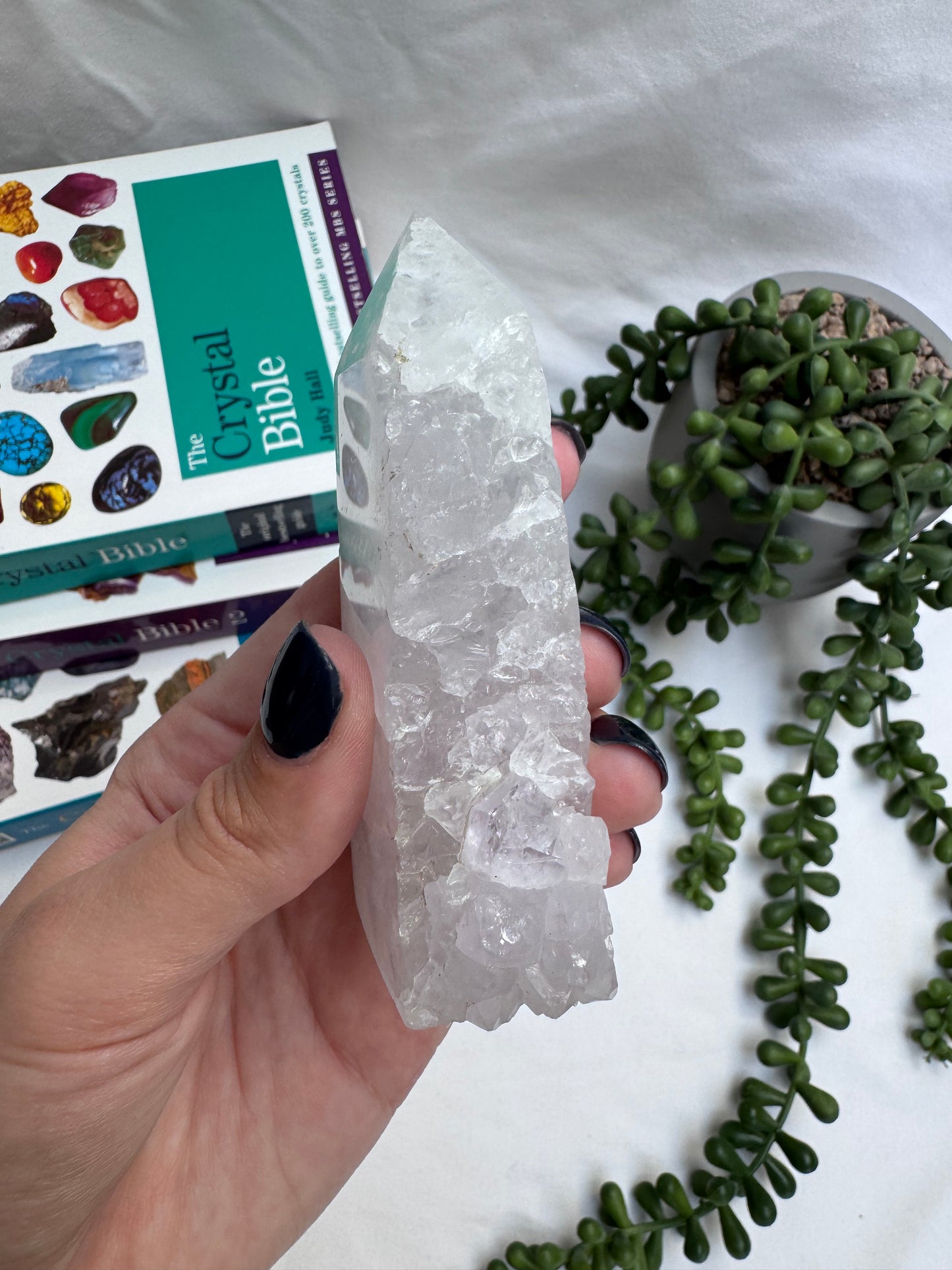 Blue Lace Agate Geode Tower