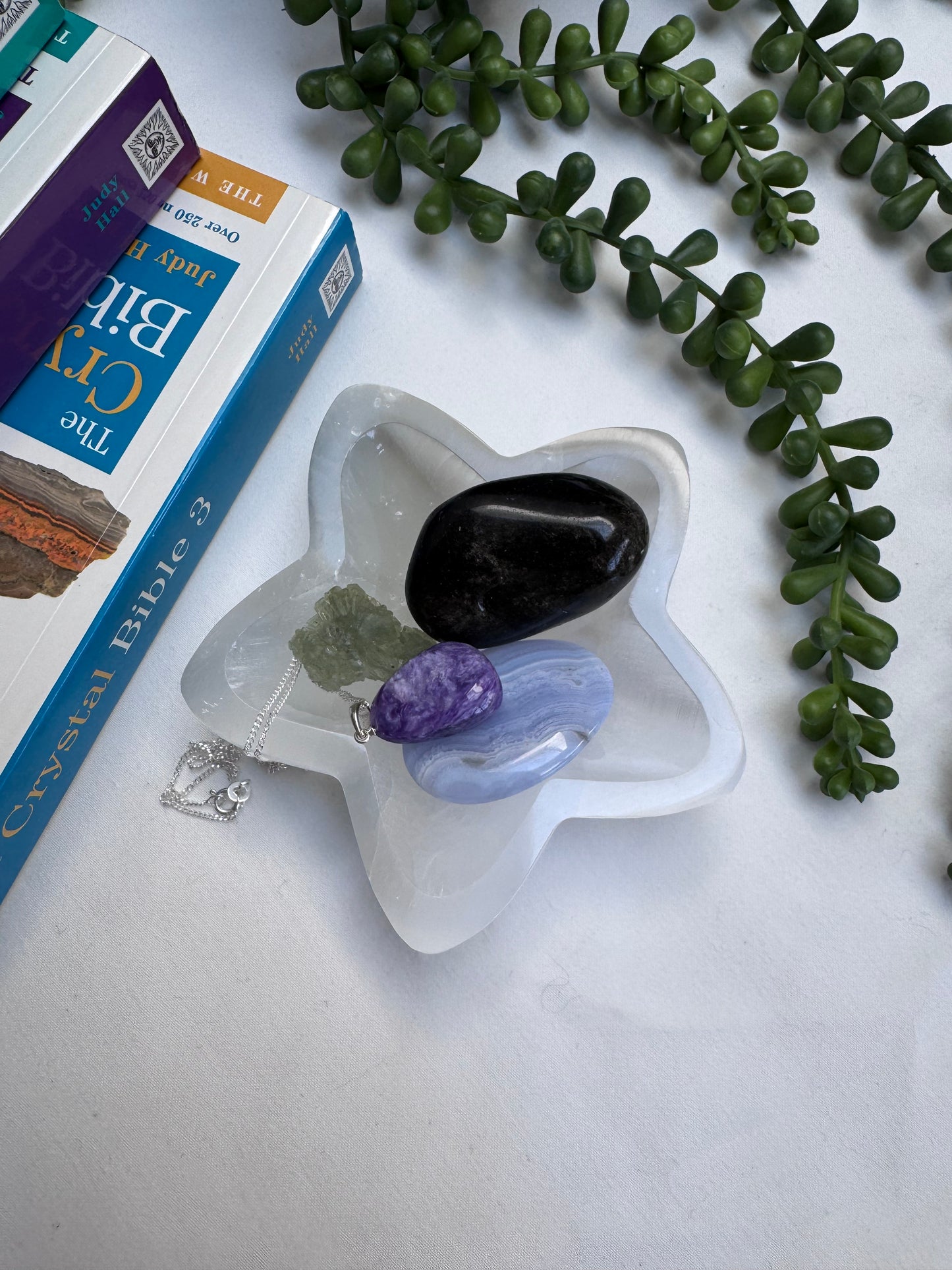 Selenite Star Bowl