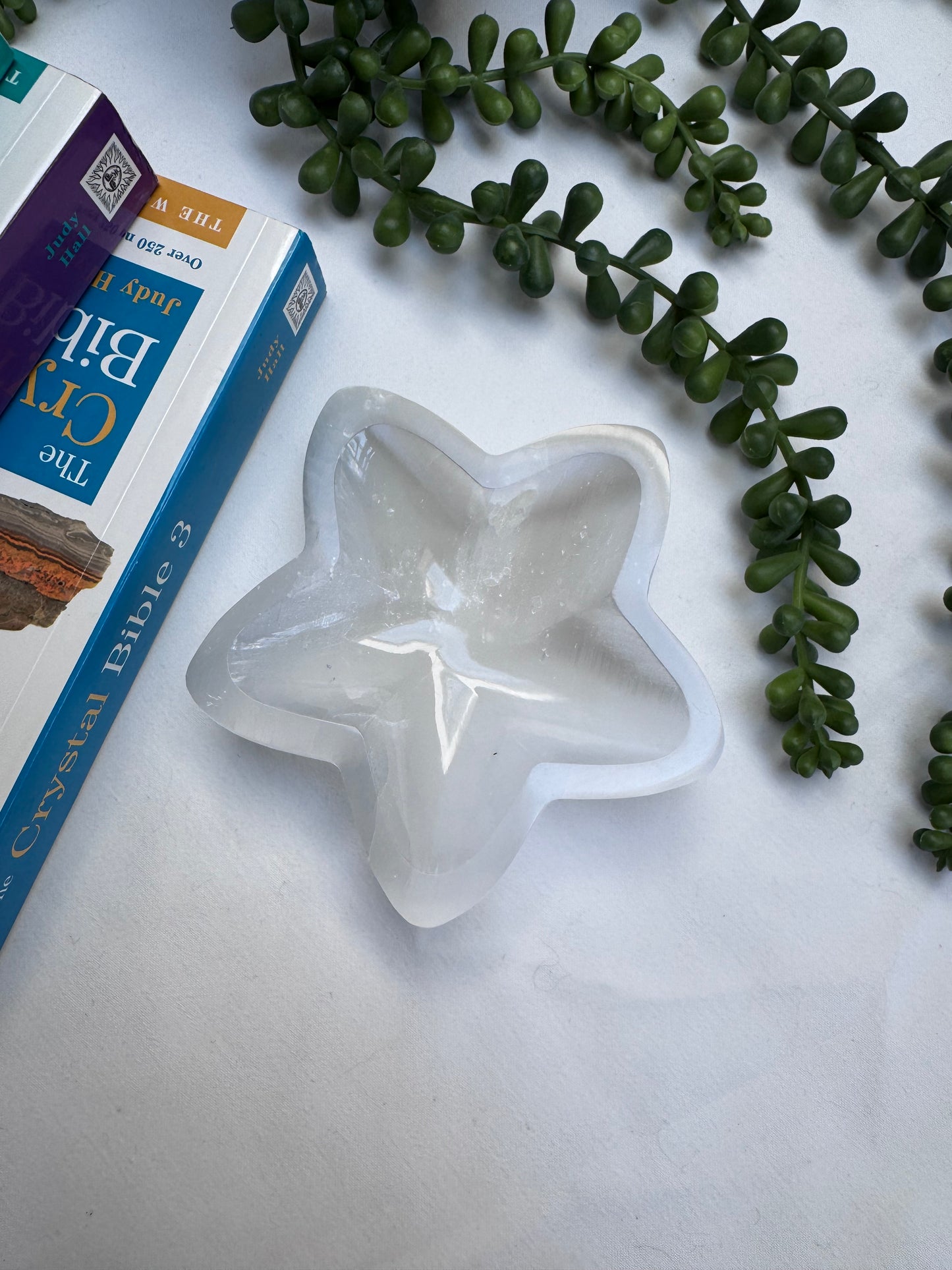 Selenite Star Bowl