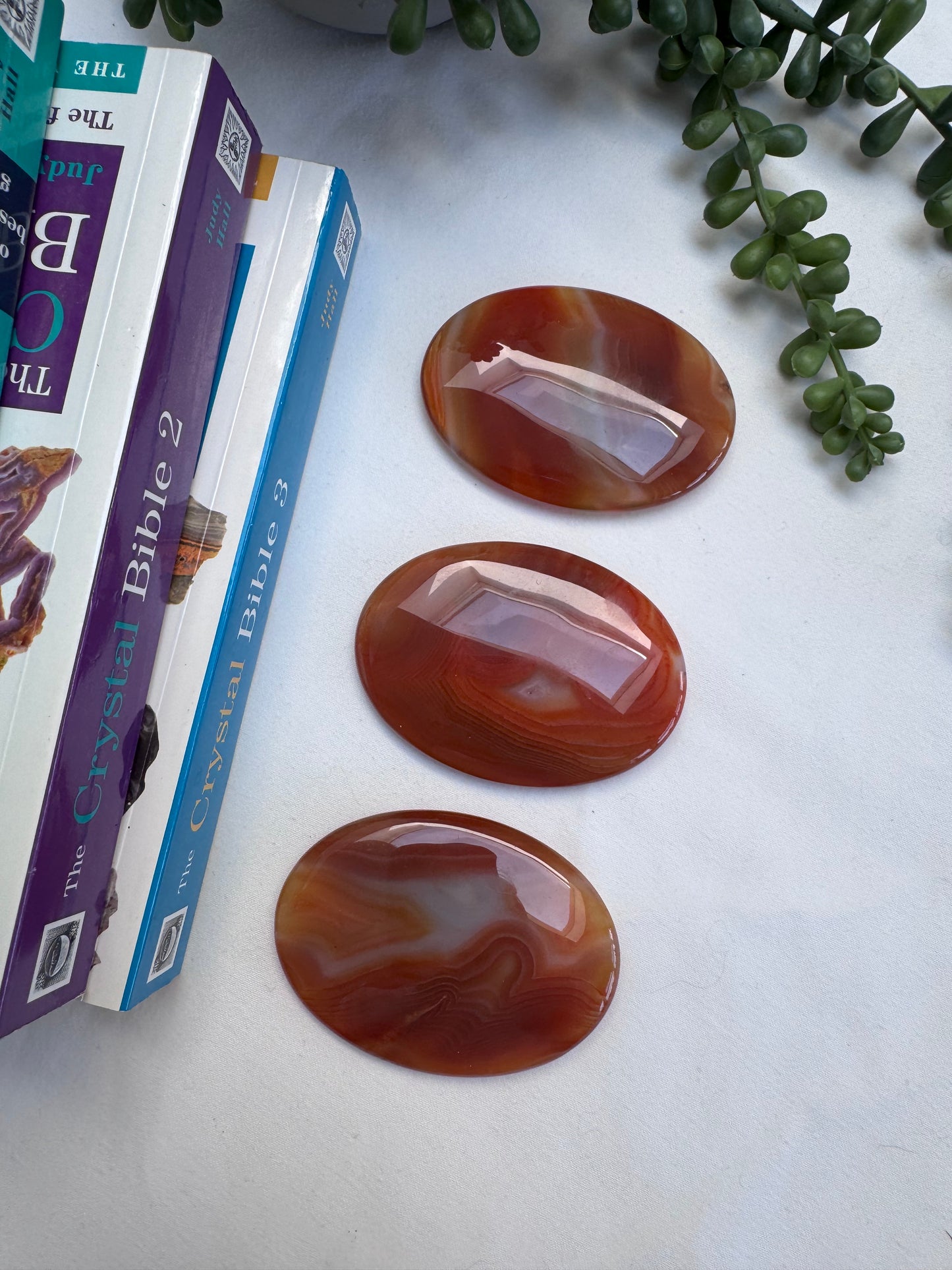 Large Carnelian Palmstones