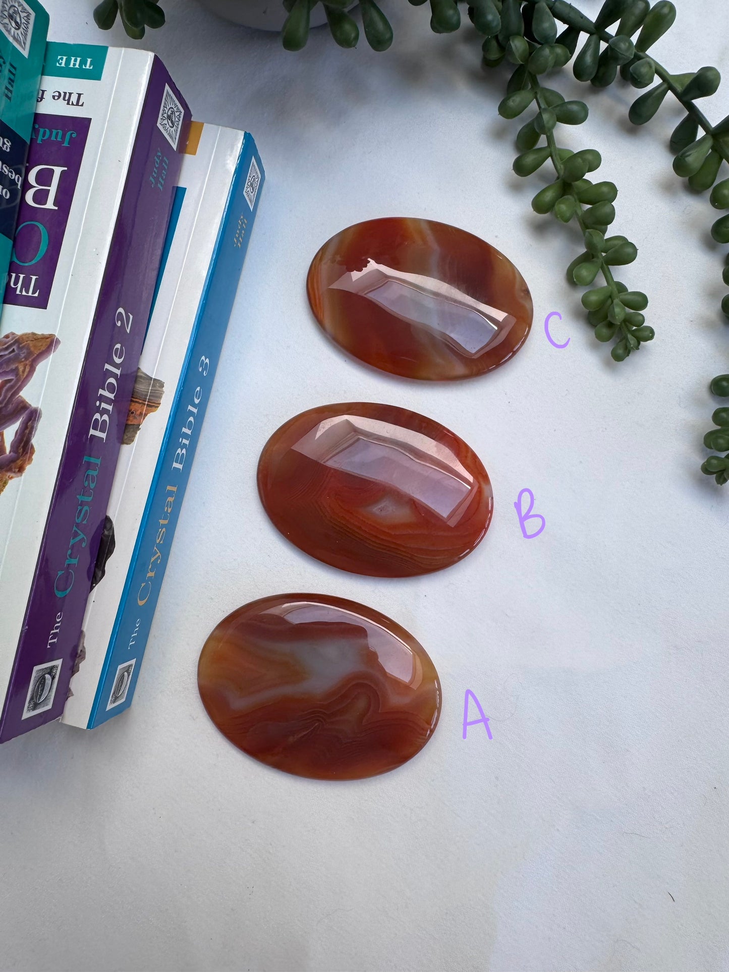 Large Carnelian Palmstones