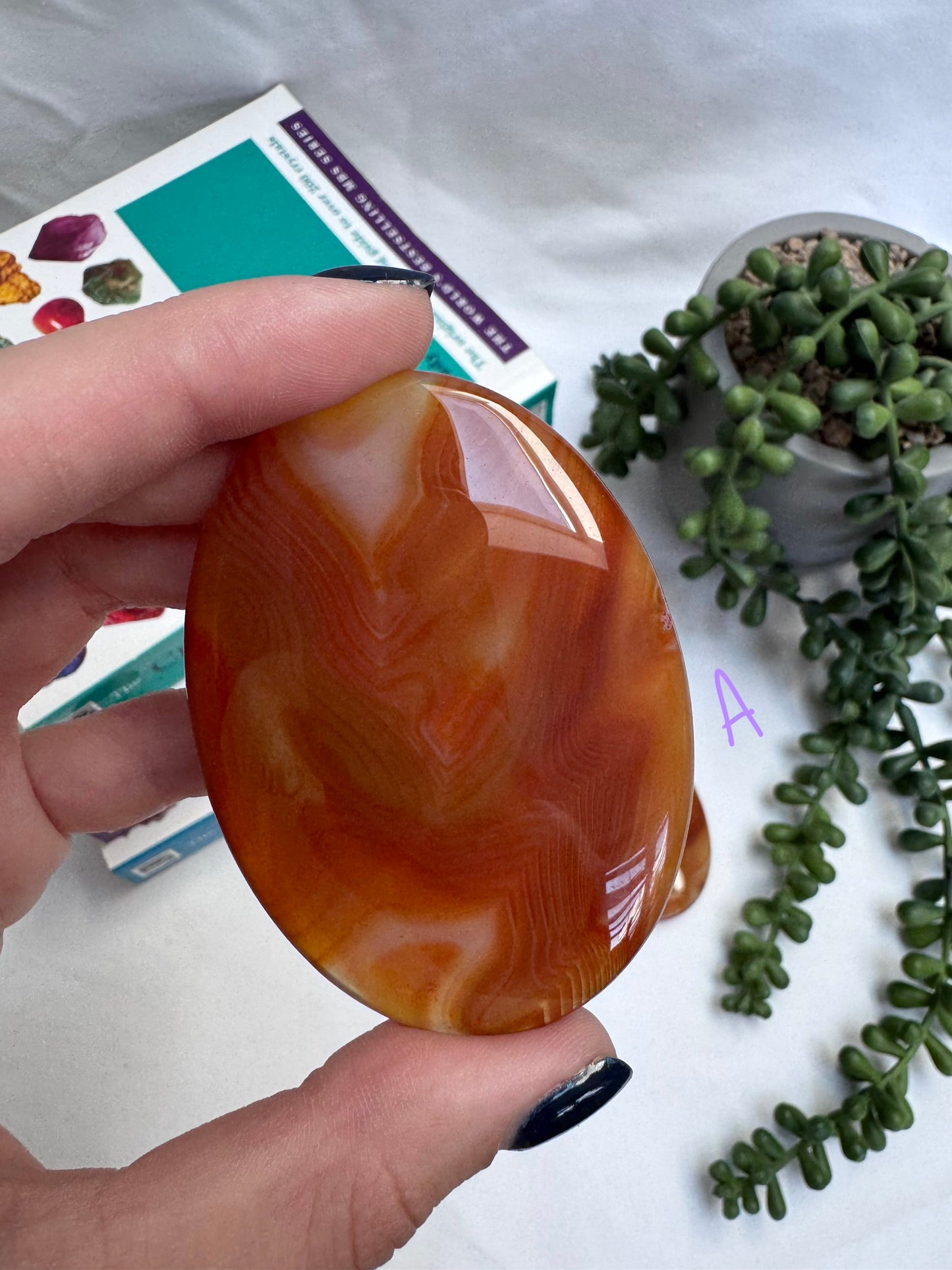 Large Carnelian Palmstones