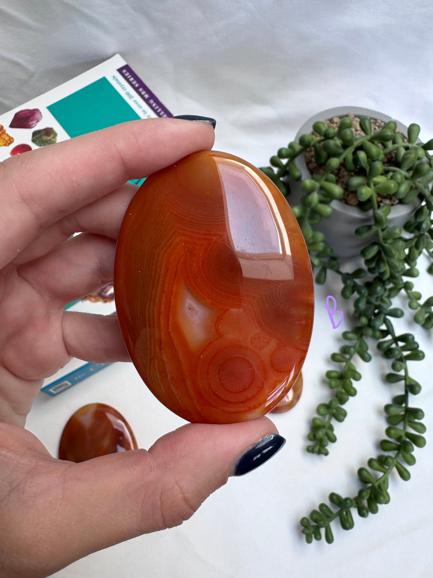 Large Carnelian Palmstones