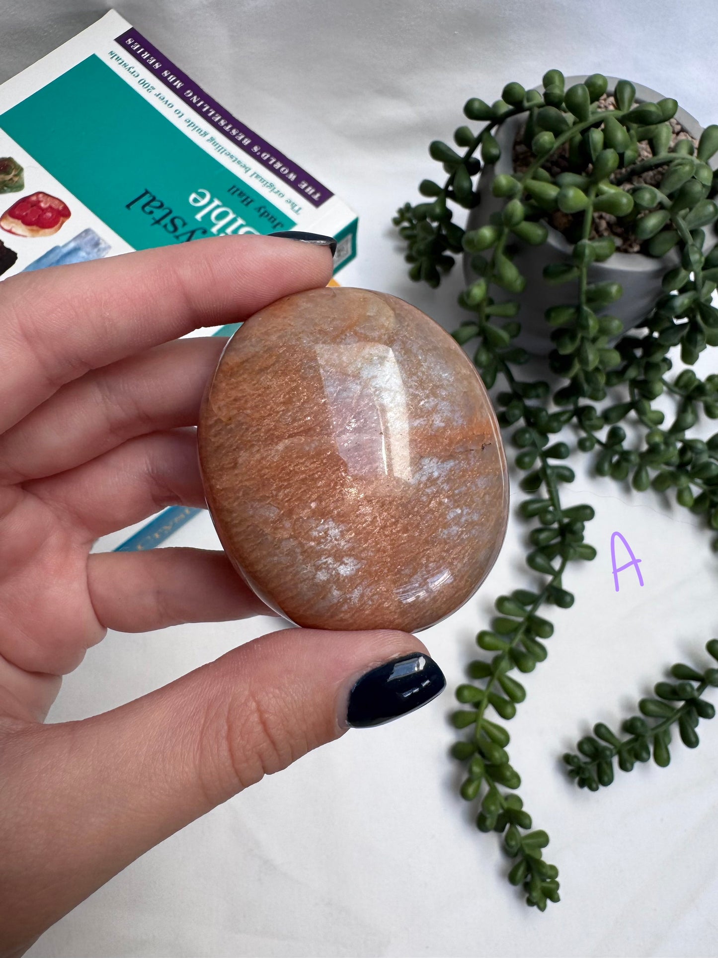 Peach Moonstone Palmstones