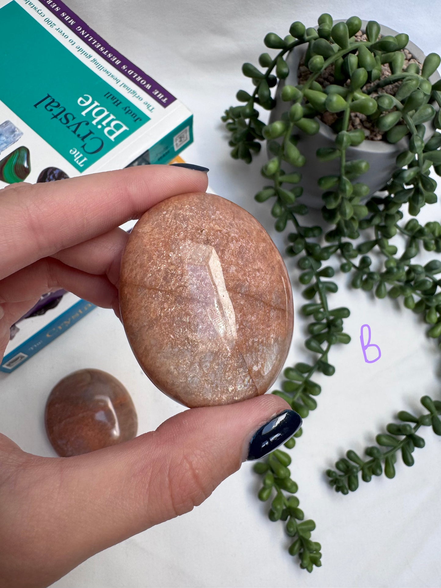 Peach Moonstone Palmstones