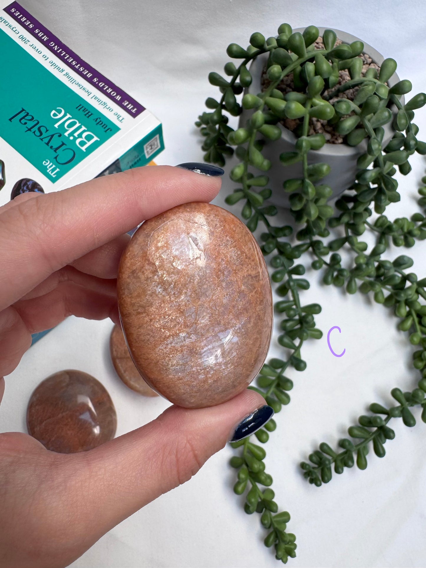 Peach Moonstone Palmstones