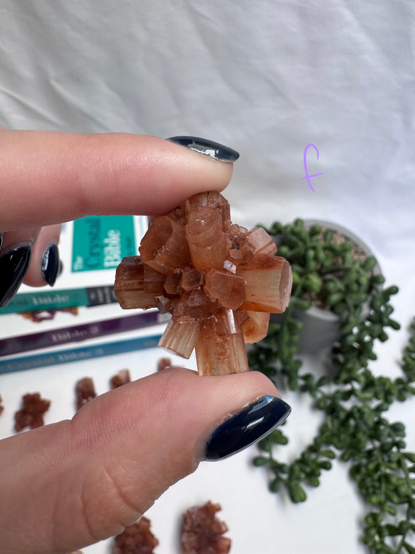 Raw Aragonite Sputnik Clusters