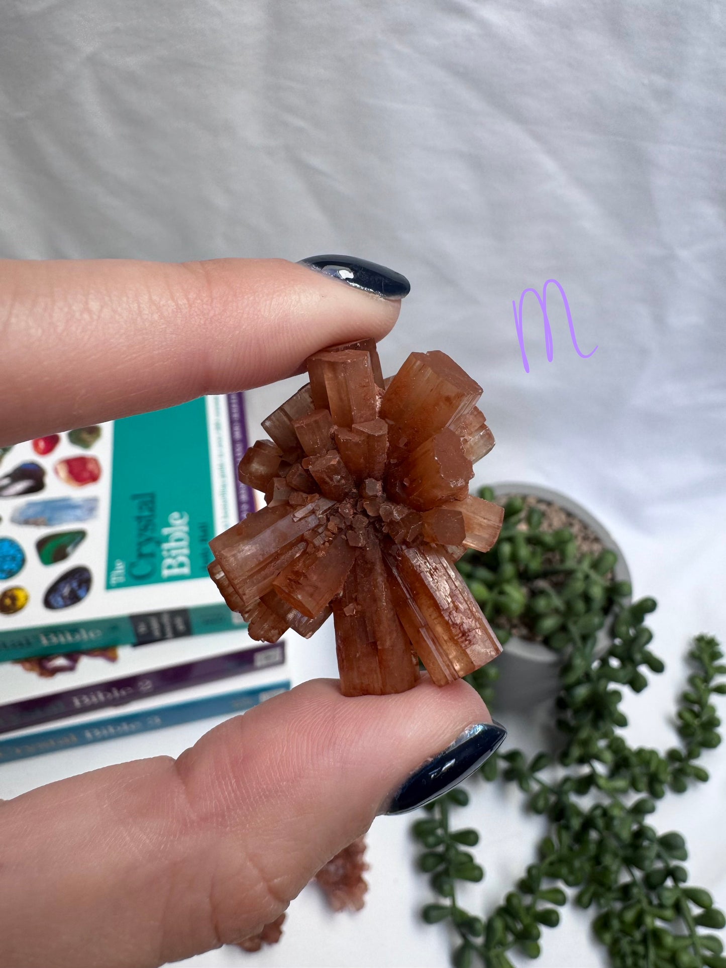 Raw Aragonite Sputnik Clusters