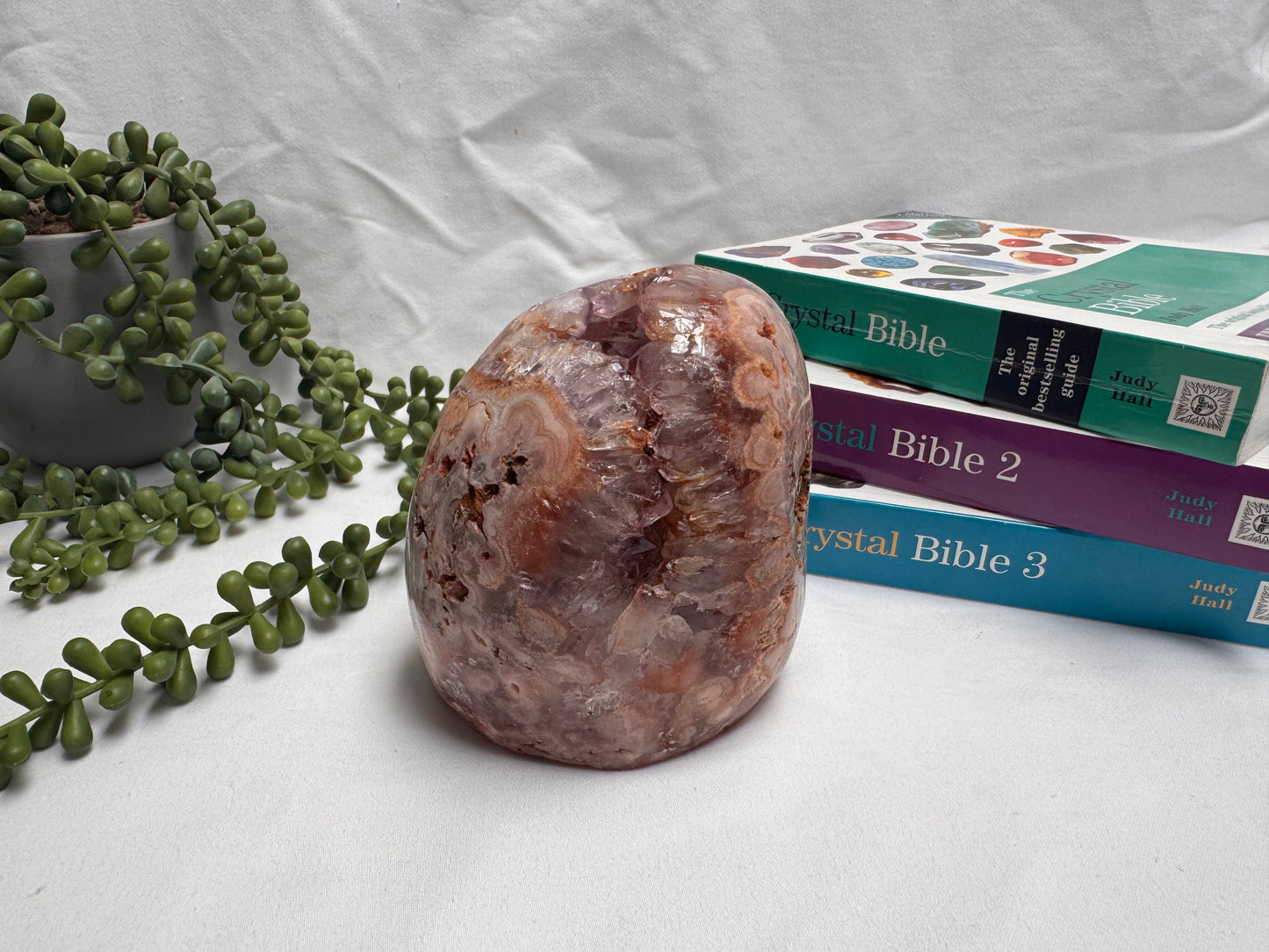 Pink Amethyst Geode Statement Piece
