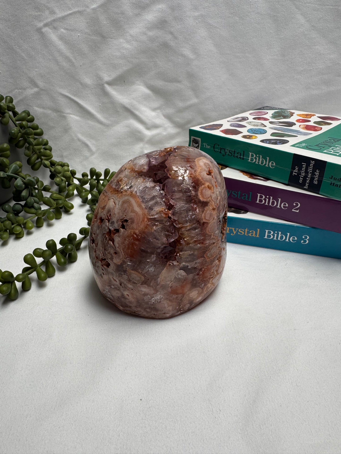 Pink Amethyst Geode Statement Piece