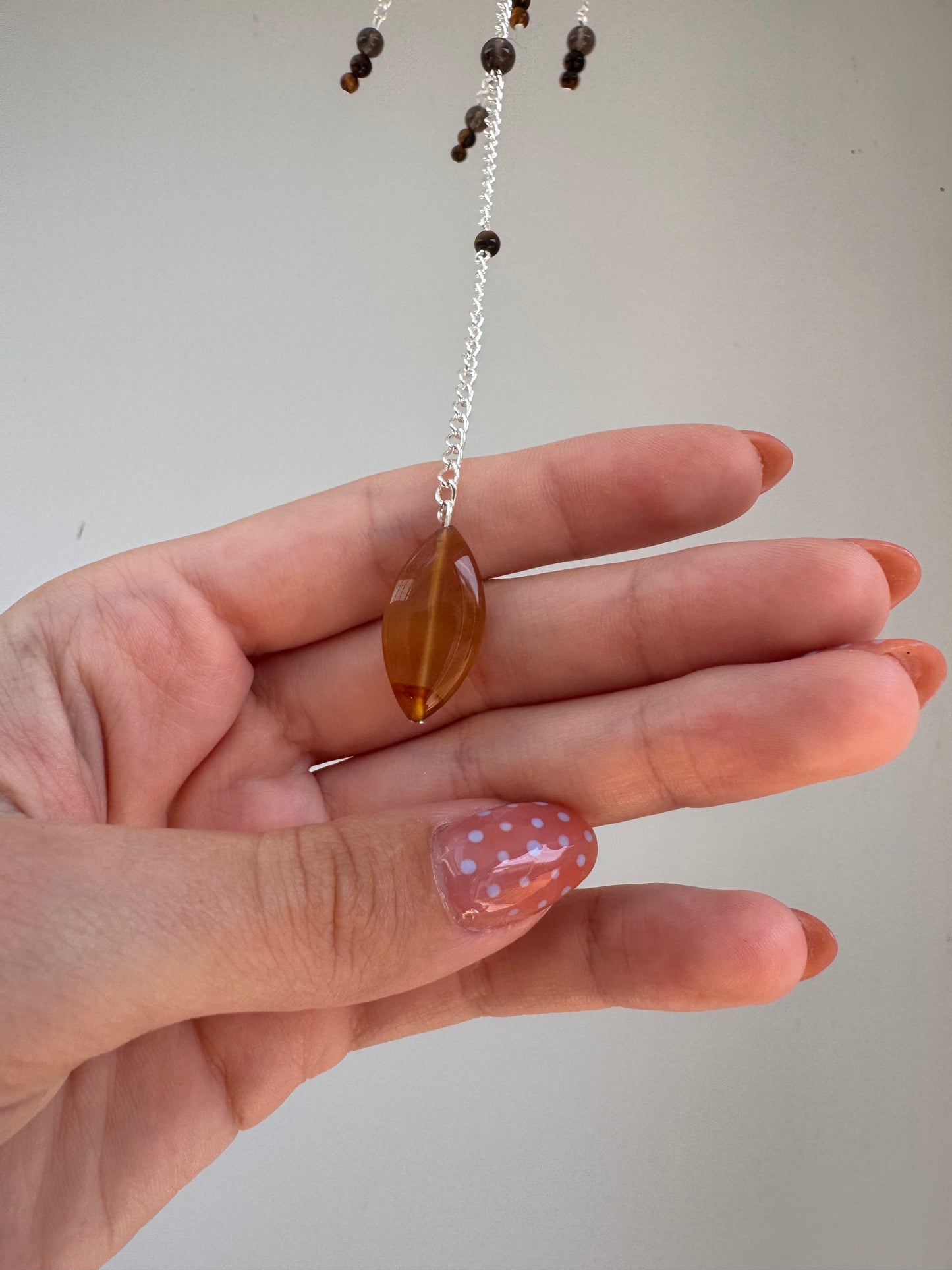 Tigers Eye Suncatcher | Handmade Crystal Wall Hanging
