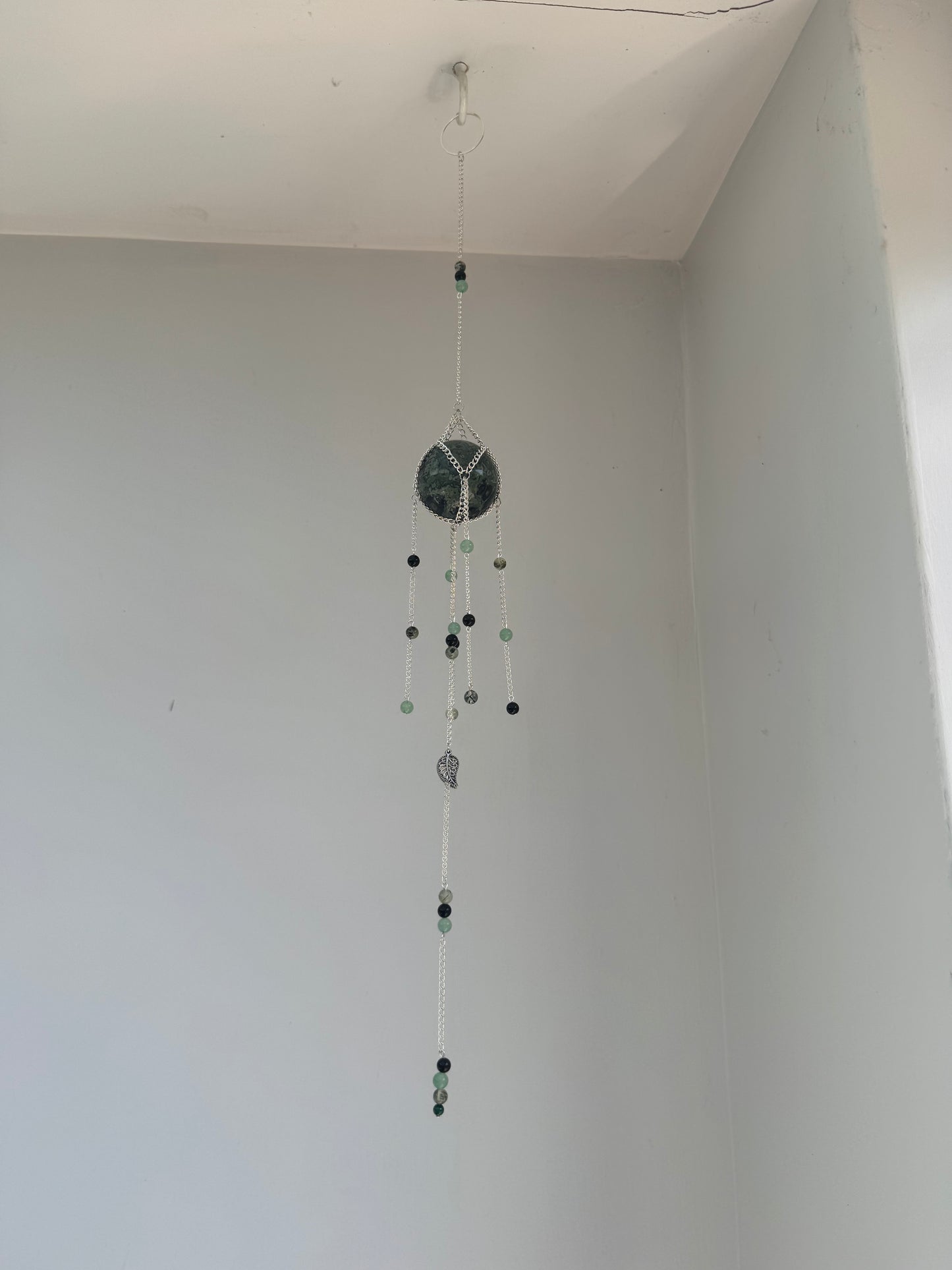 Kombaba Jasper Suncatcher | Handmade Crystal Wall Hanging