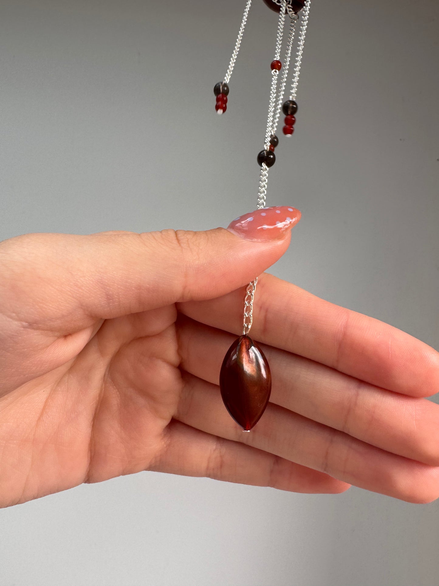 Striped Agate Suncatcher | Handmade Crystal Wall Hanging