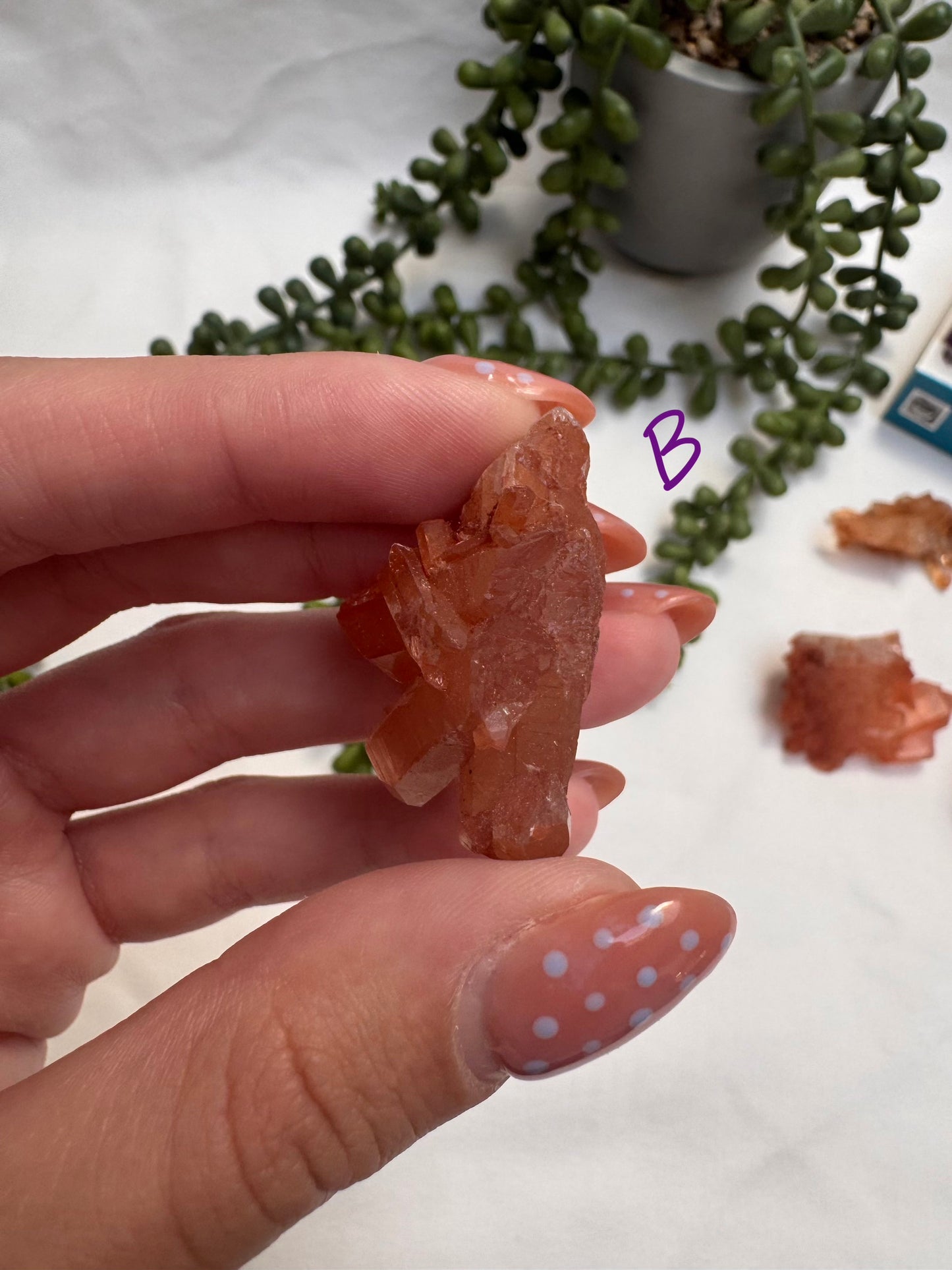 Tangerine Quartz Clusters