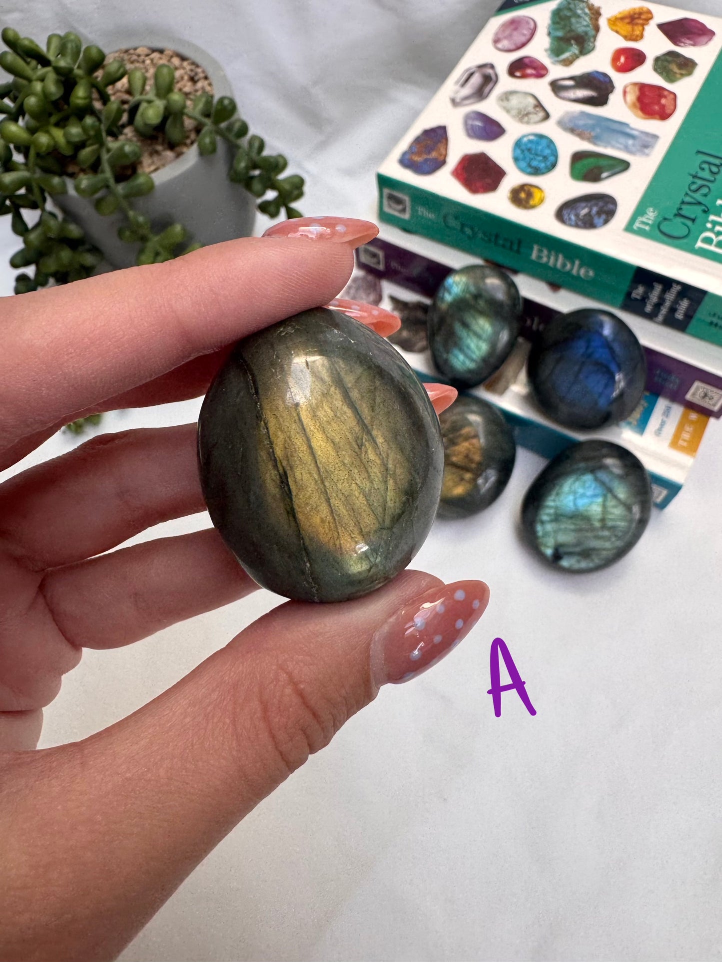 Large Labradorite Palmstones