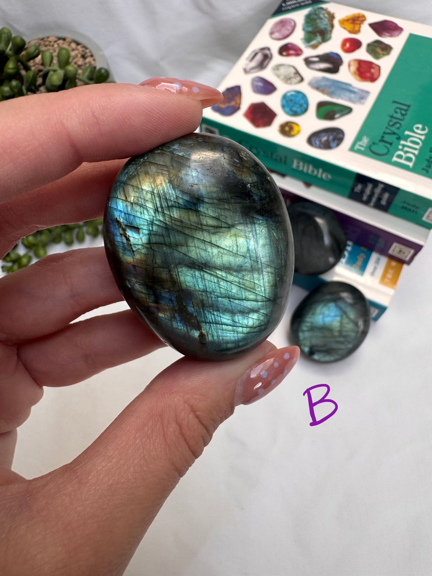 Large Labradorite Palmstones