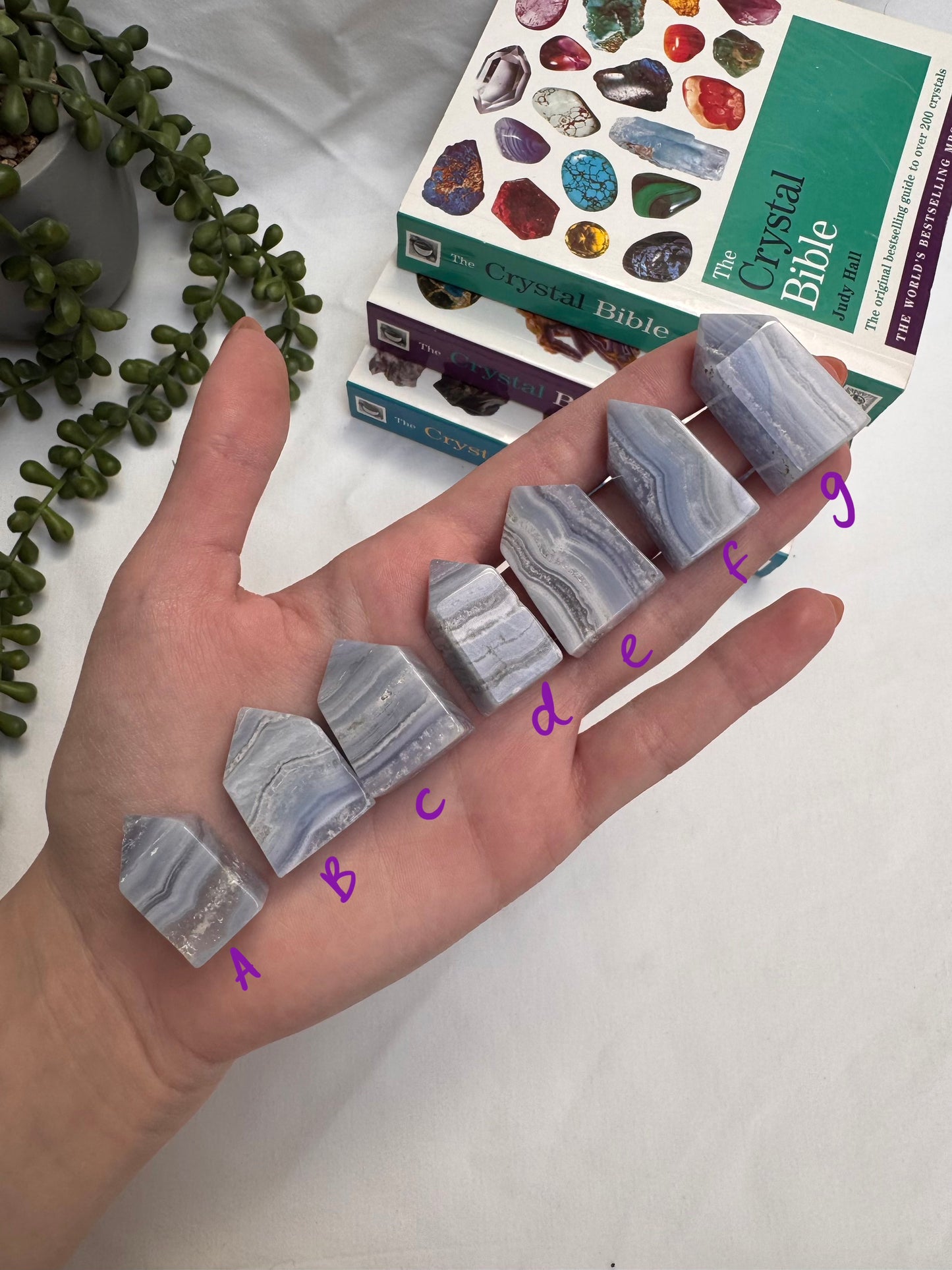 Blue Lace Agate Mini Towers