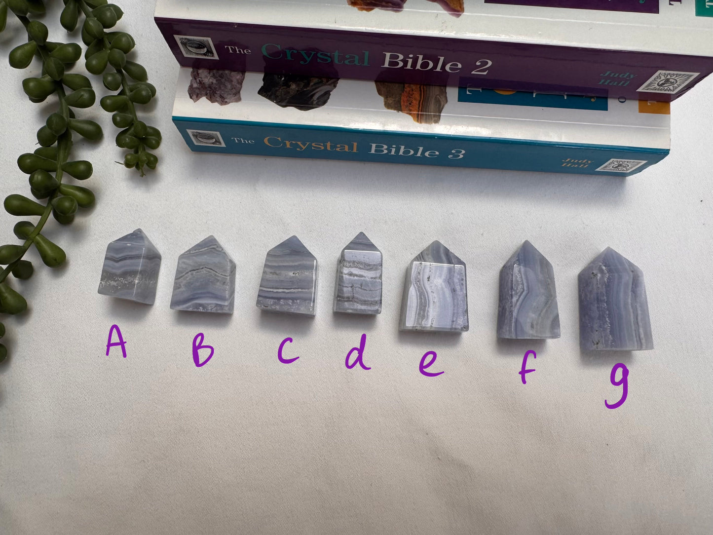 Blue Lace Agate Mini Towers