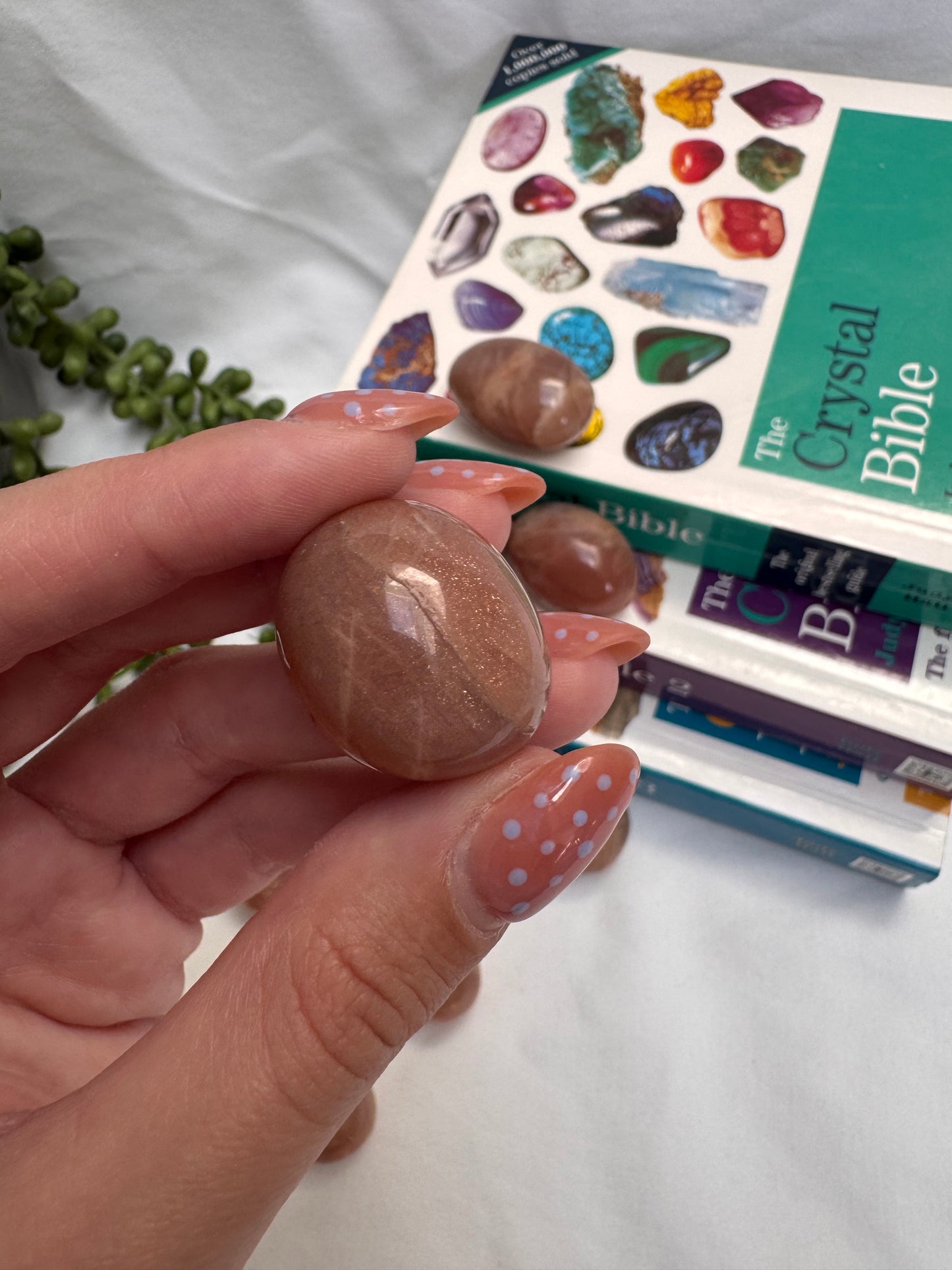 Peach Moonstone Large Tumbles