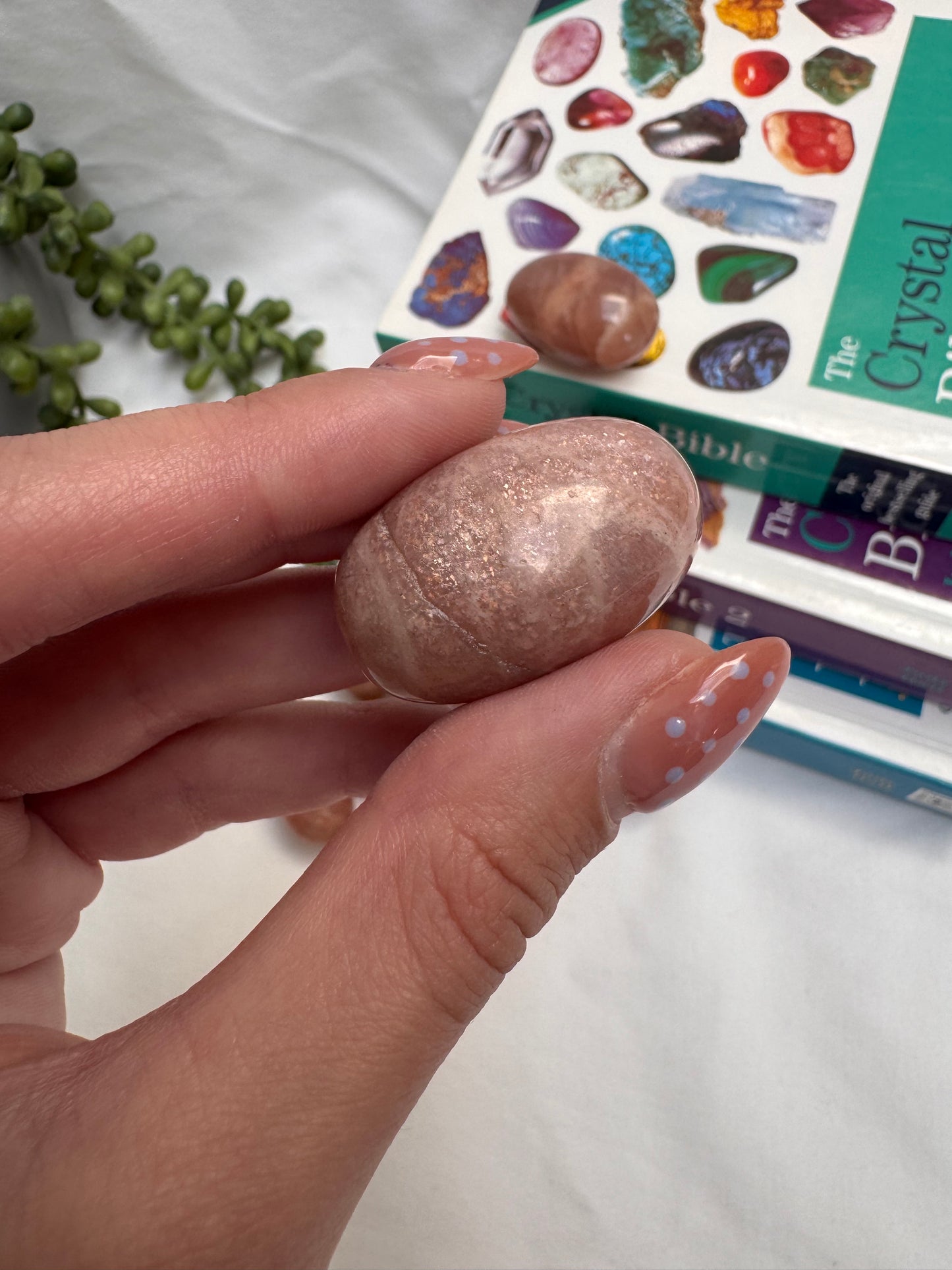 Peach Moonstone Large Tumbles