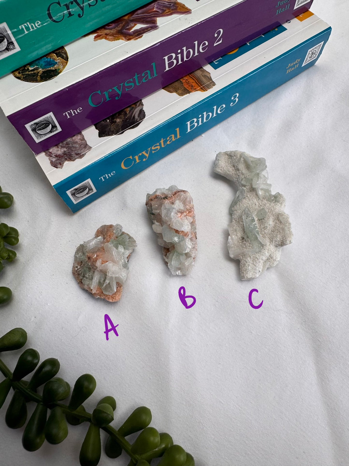 Green Apophyllite Chunks