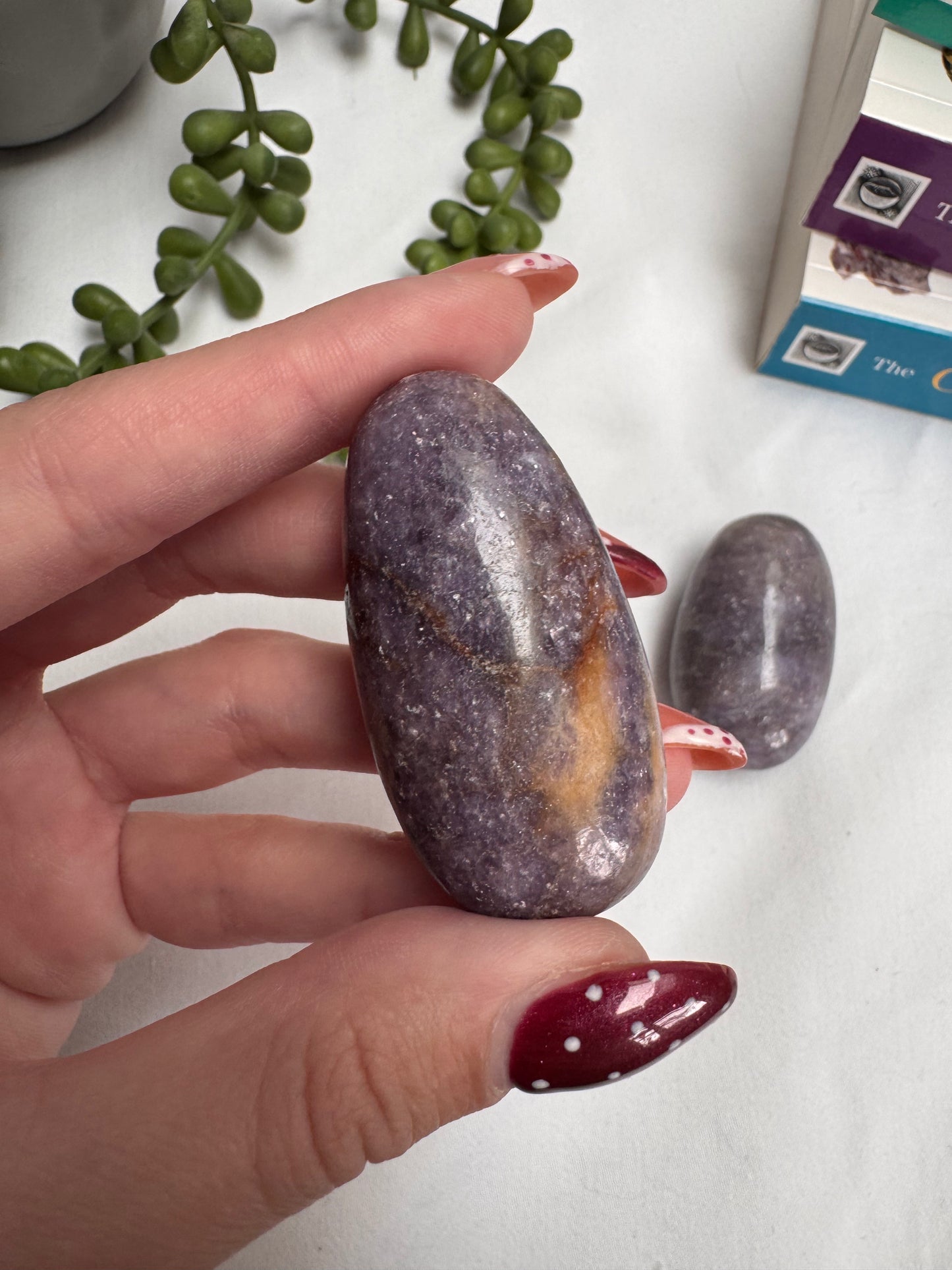 Lepidolite Palmstones | Rehomed