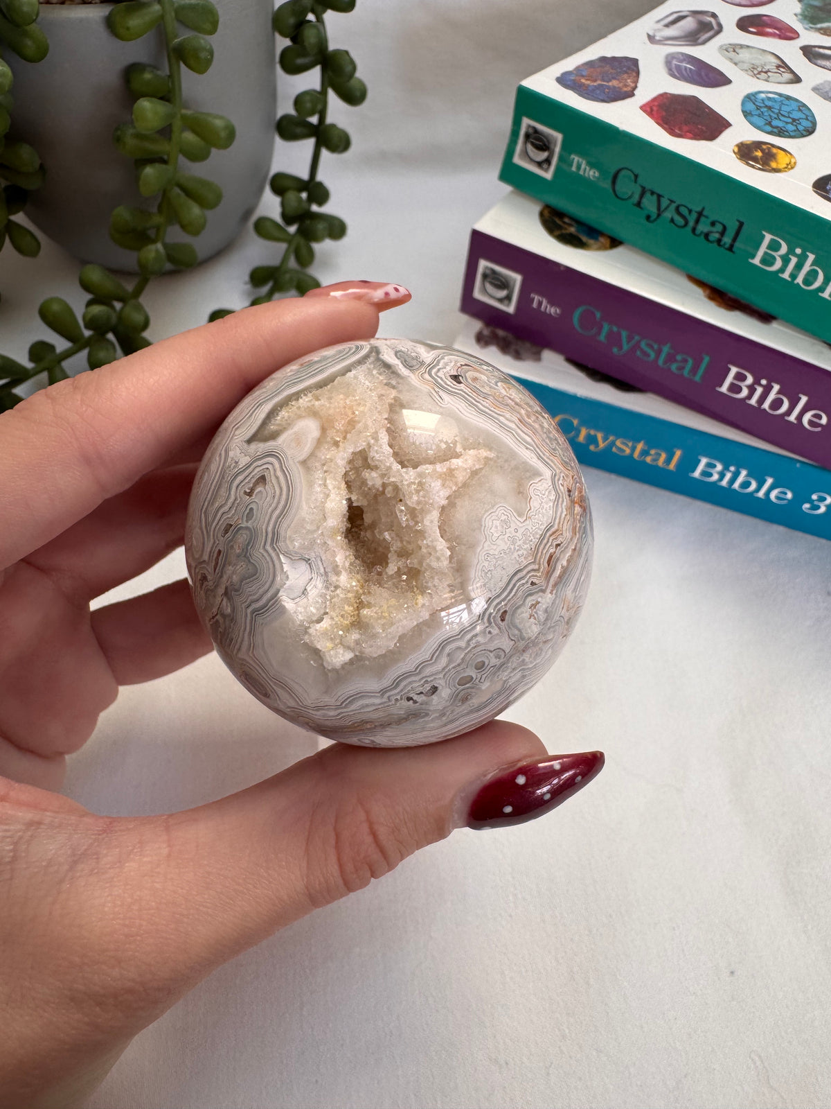 Mexican Banded Agate Sphere